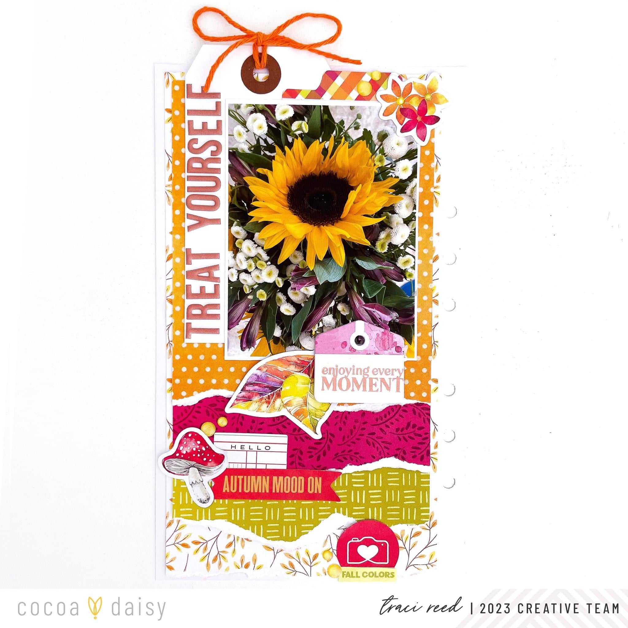 Kit Feature Traveler’s Notebook Memory Keeiping Kit Cocoa Daisy