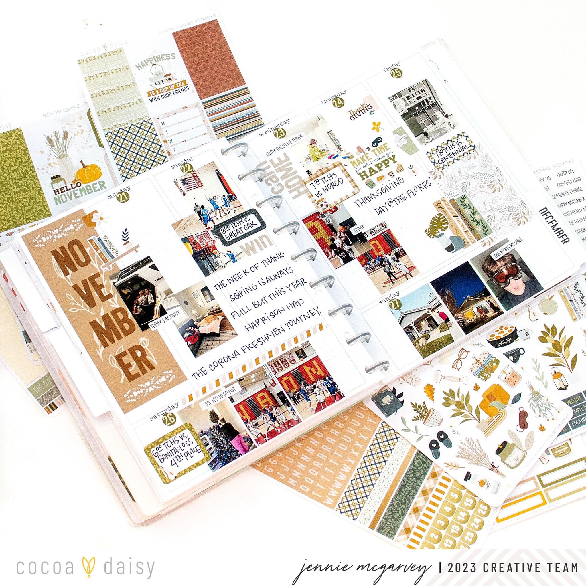 Memory Planning with Home Sweet Home Kits Cocoa Daisy
