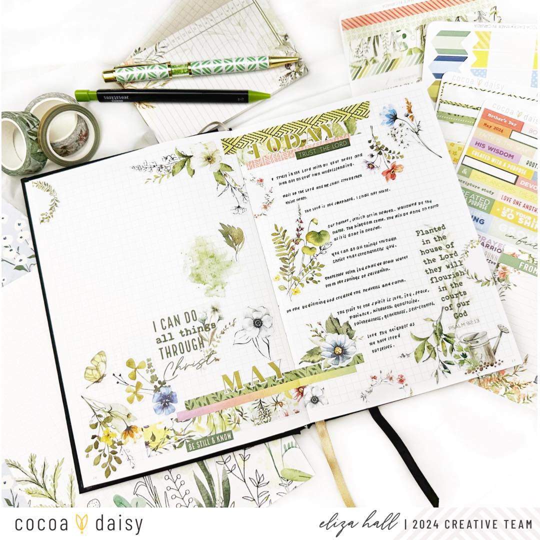 Bible Journaling with From the Garden Kits – Cocoa Daisy