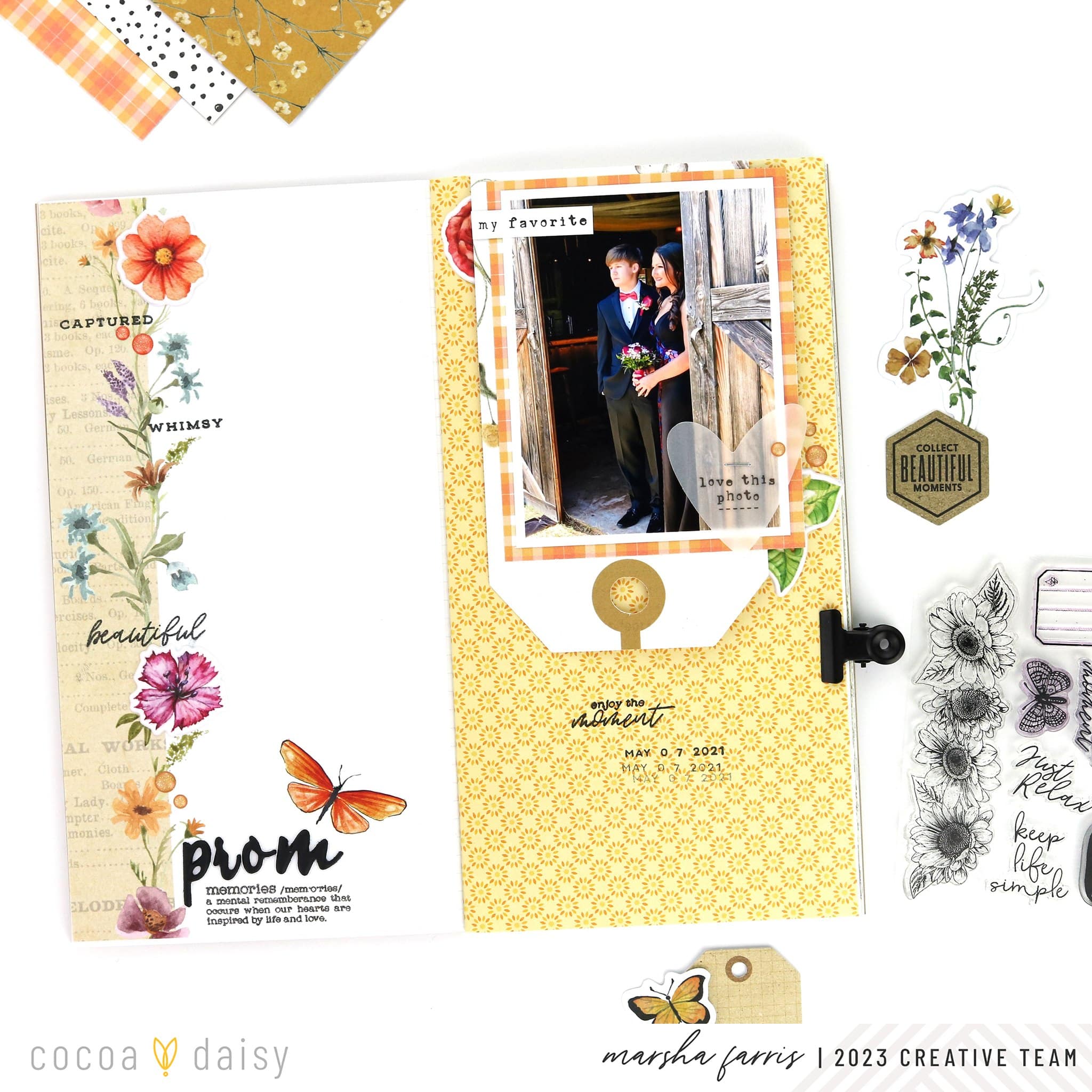 Beautiful Borders with Quiet Meadow Kits Cocoa Daisy