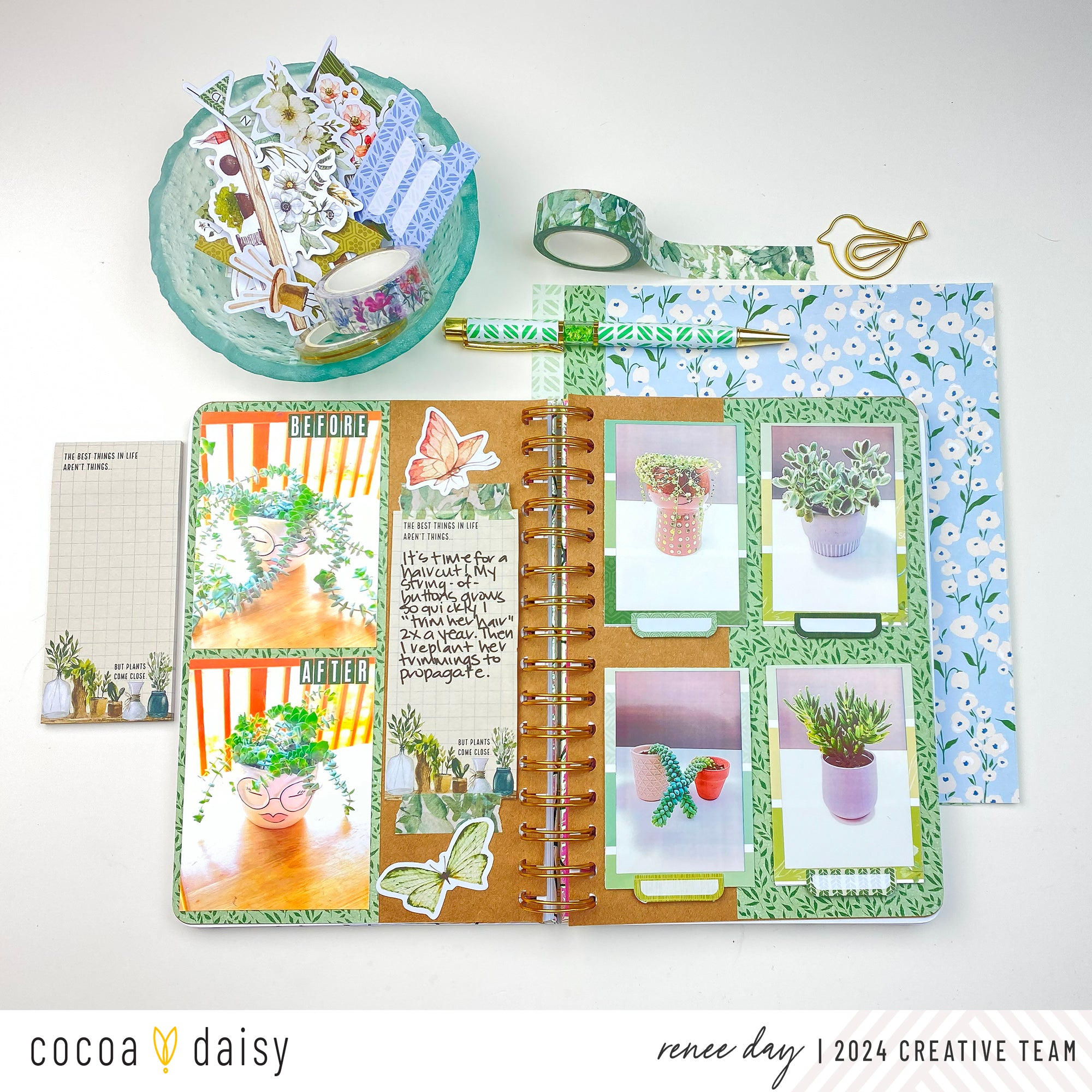 Create a Plant Journal with From the Garden Papers! – Cocoa Daisy