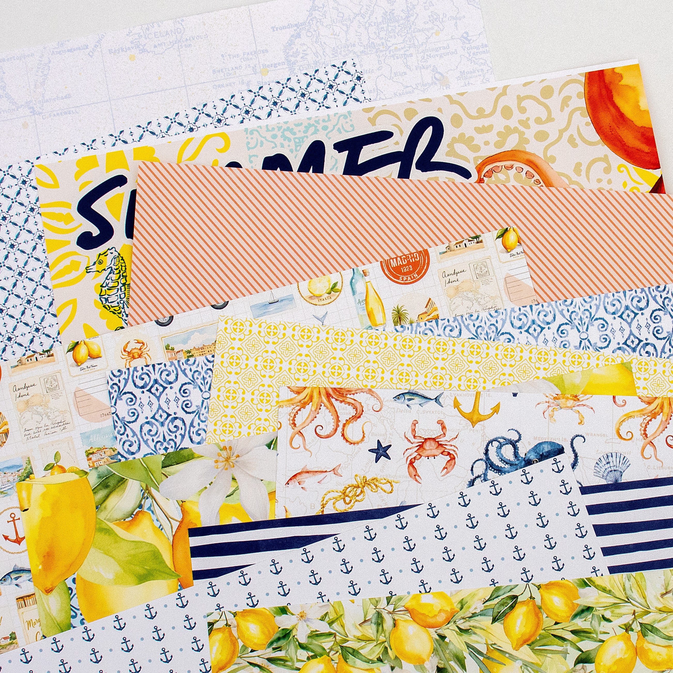 Mediterranean Muse Scrapbooking Kit - Choose Your Add On - June 2025