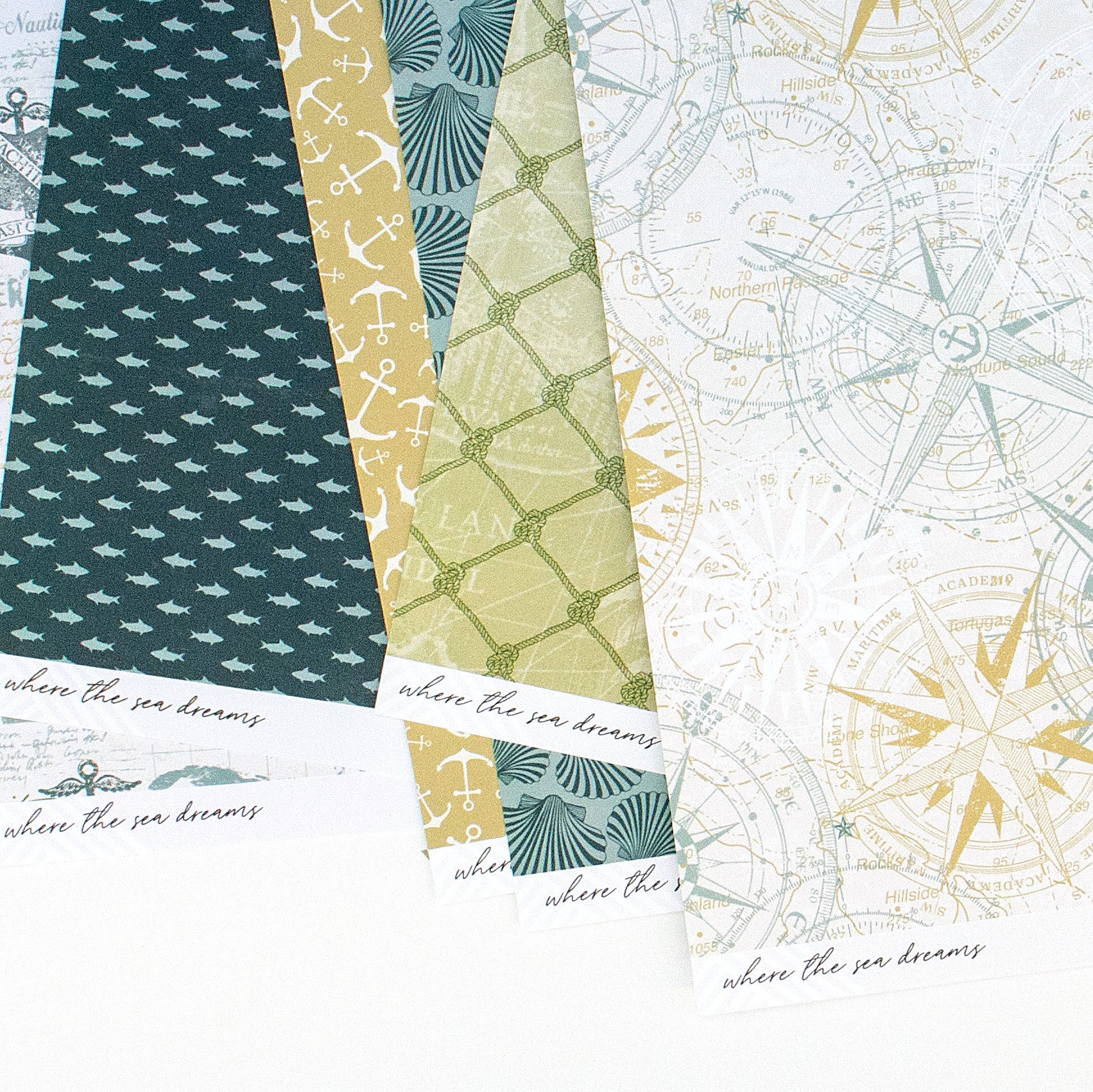 Where The Sea Dreams Scrapbooking Kit - Choose Your Add On - July 2025