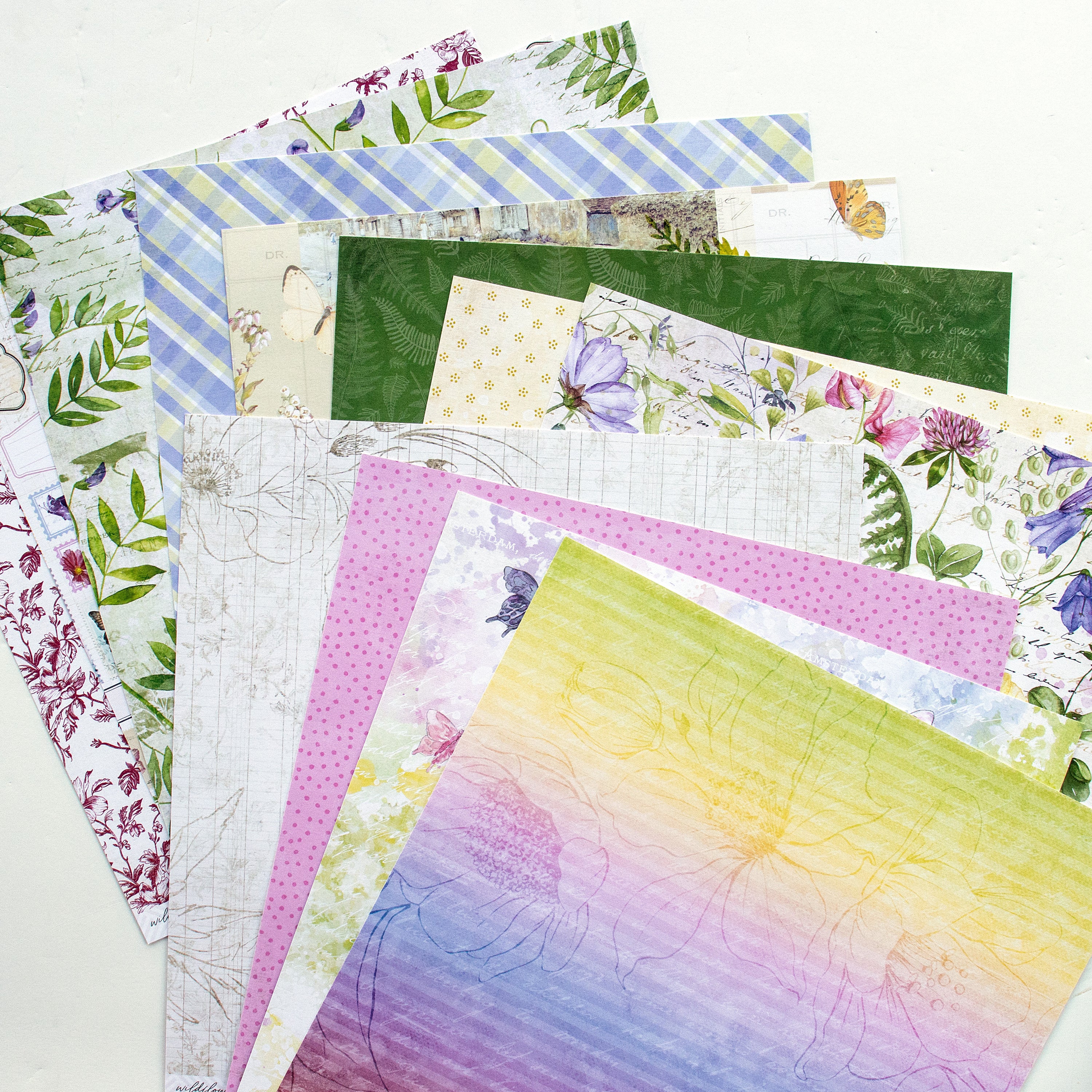 Flutterby Scrapbooking Kit - Choose Your Add On - August 2025