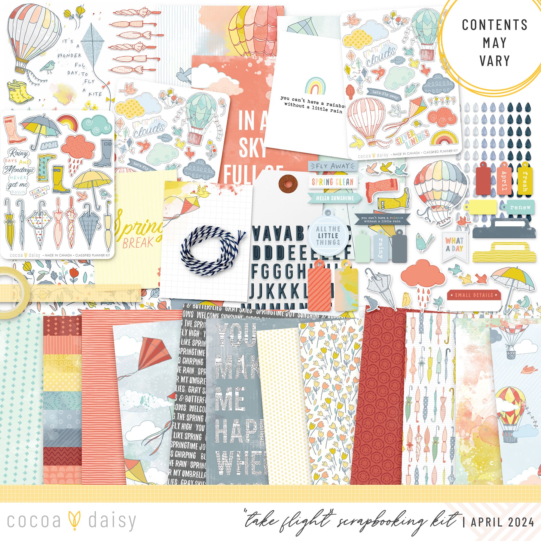Take Flight 12x12 Kit April 2024