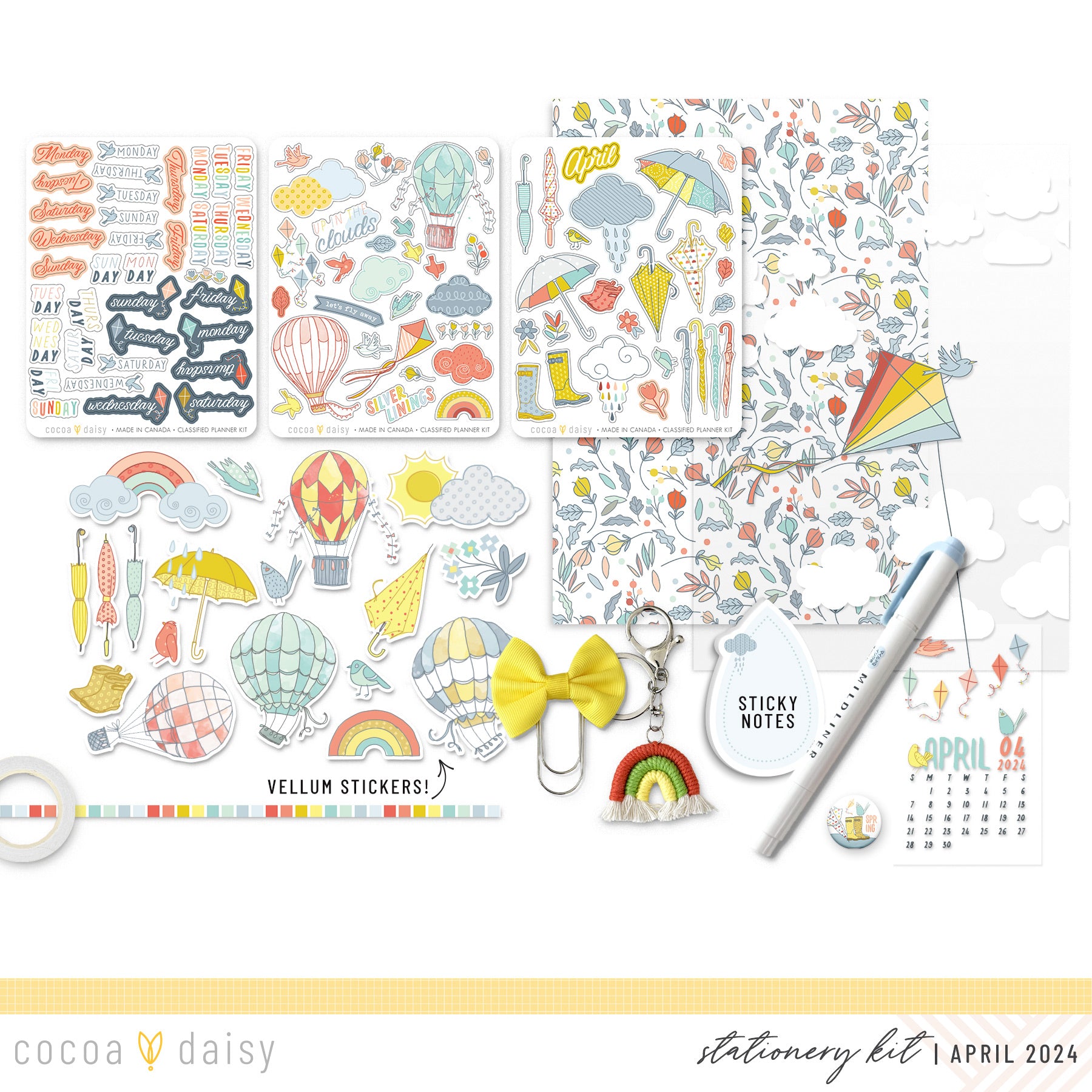 Take Flight Stationery Kit April 2024