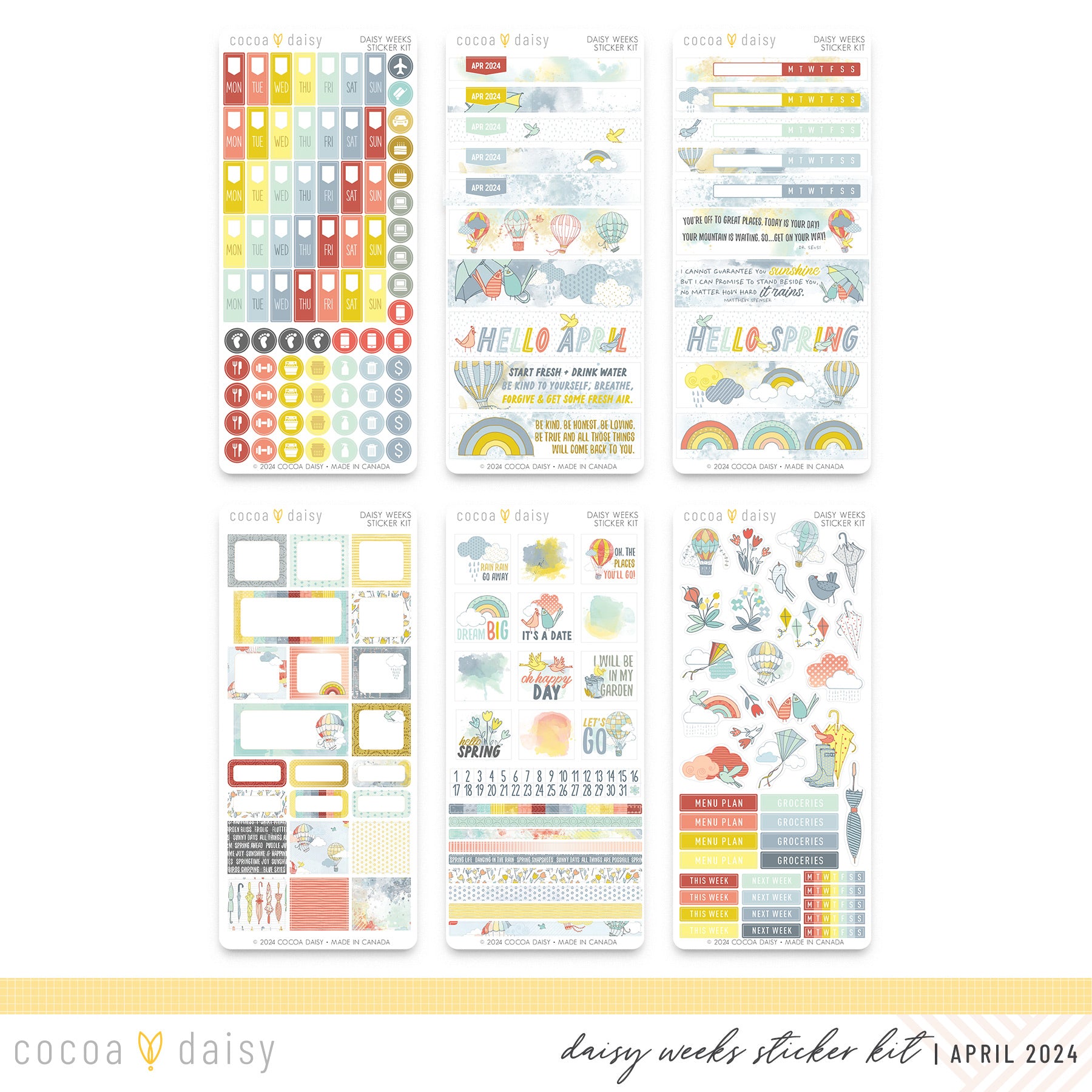 Take Flight Daisy Weeks Sticker April 2024 – Cocoa Daisy