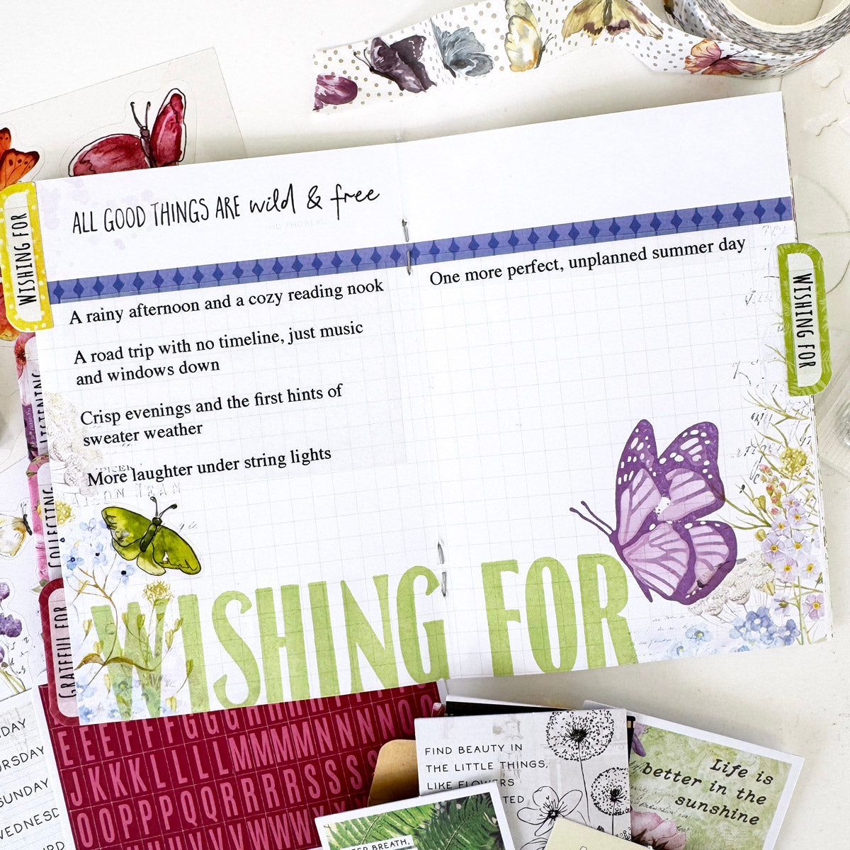 Flutterby "Bumble Font Alpha" Stamp Set - August 2025