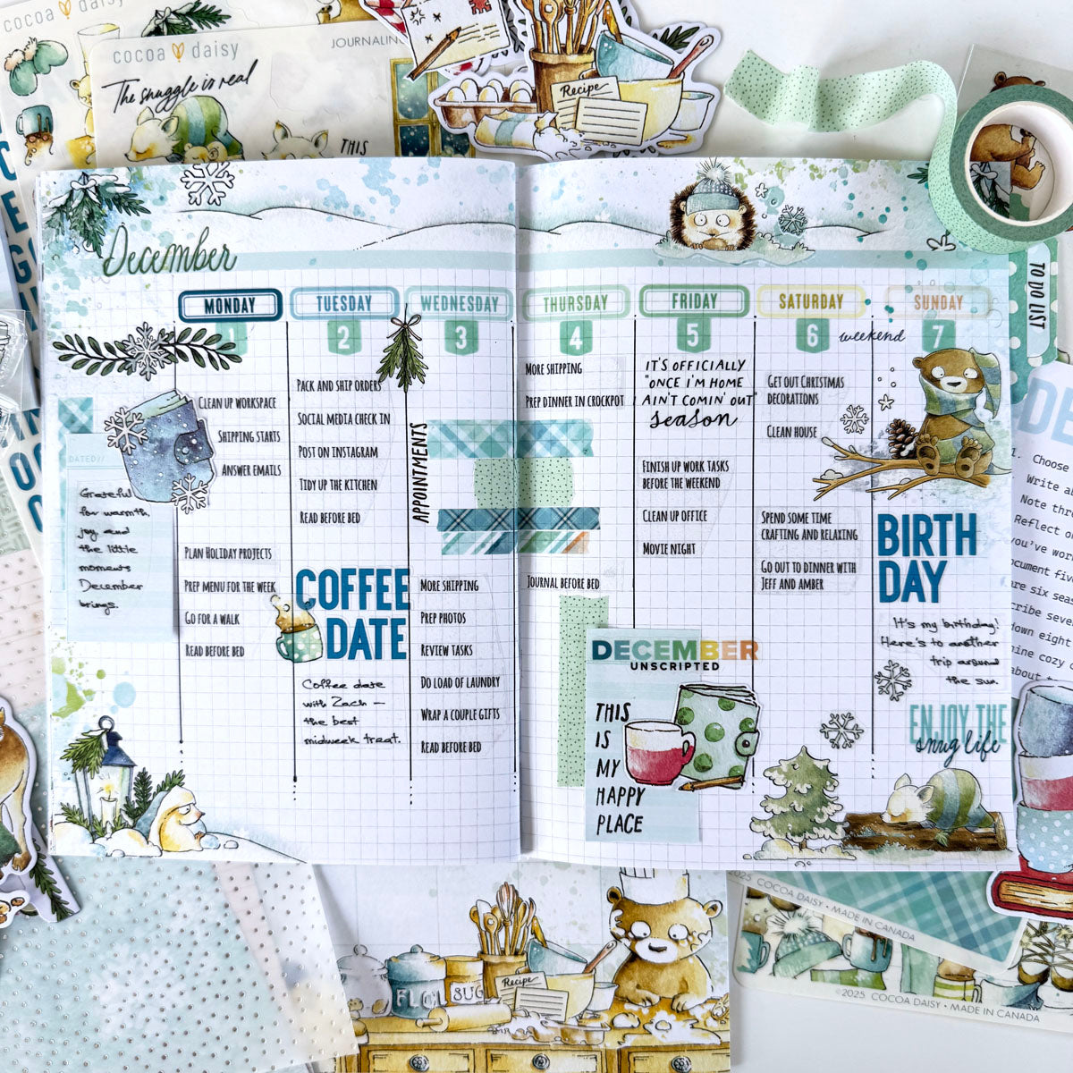 Snow Day Society Deluxe Journaling Kit- December 2025