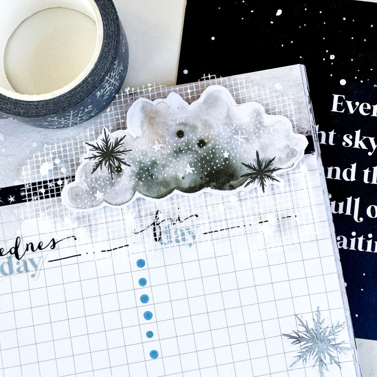 Nordic Nights Deluxe Journaling Kit- January 2025