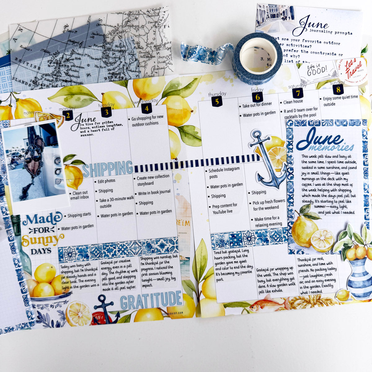 Mediterranean Muse Deluxe Journaling Kit- June 2025