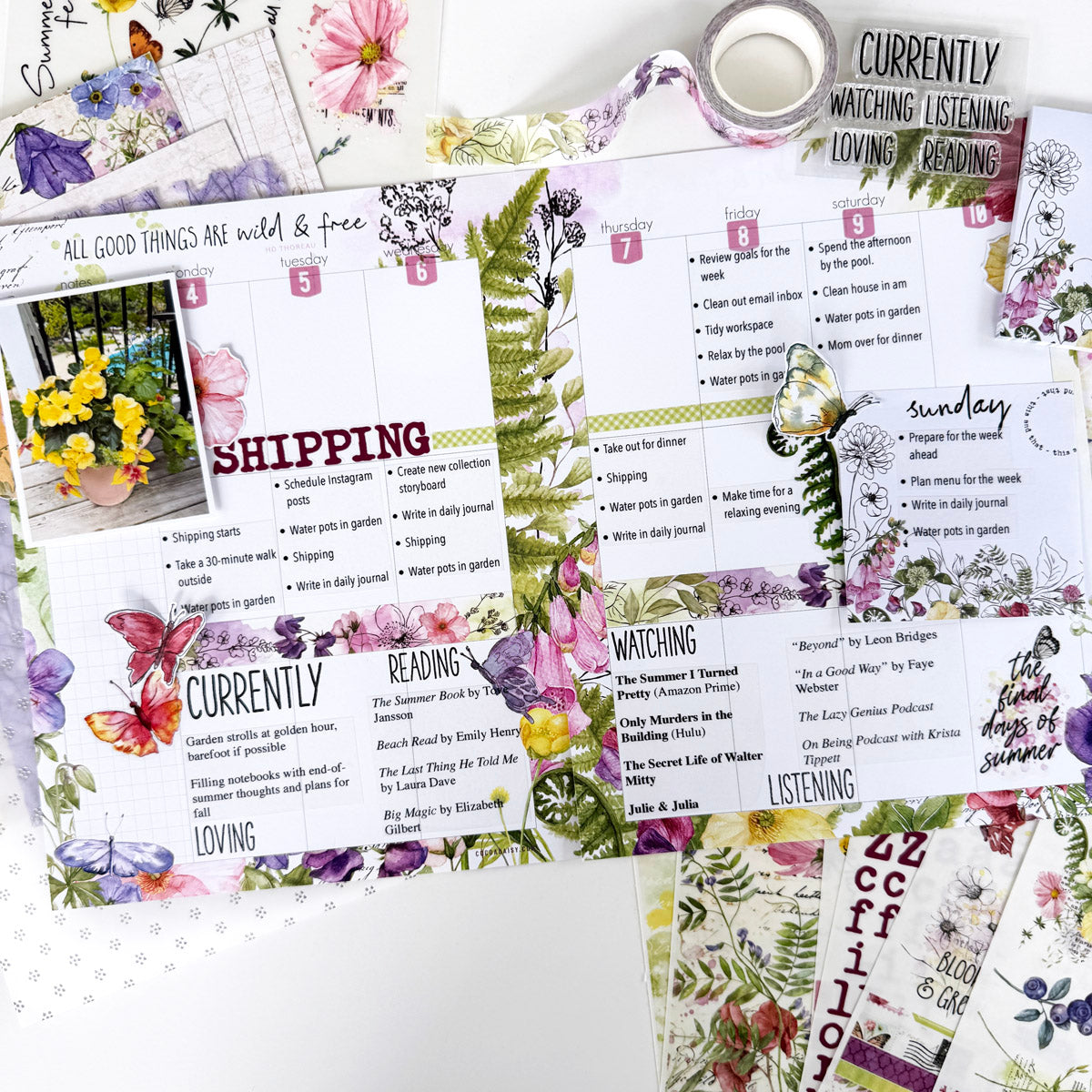 Flutterby Deluxe Journaling Kit- August 2025