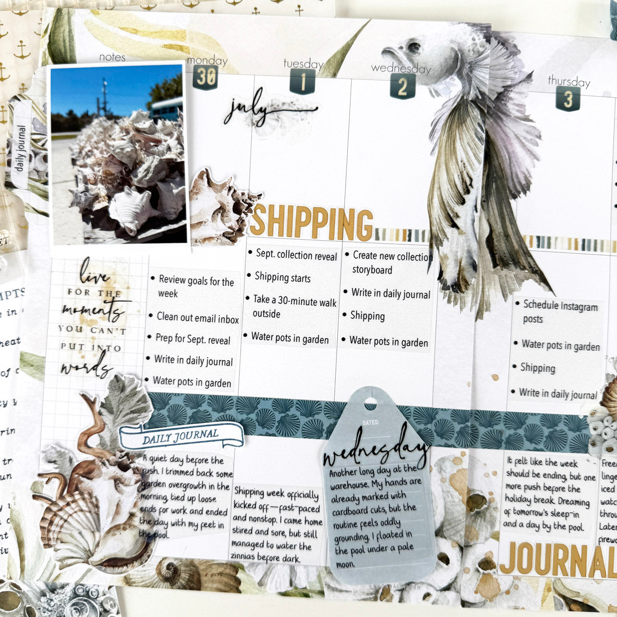 Where The Sea Dreams Deluxe Journaling Kit- July 2025