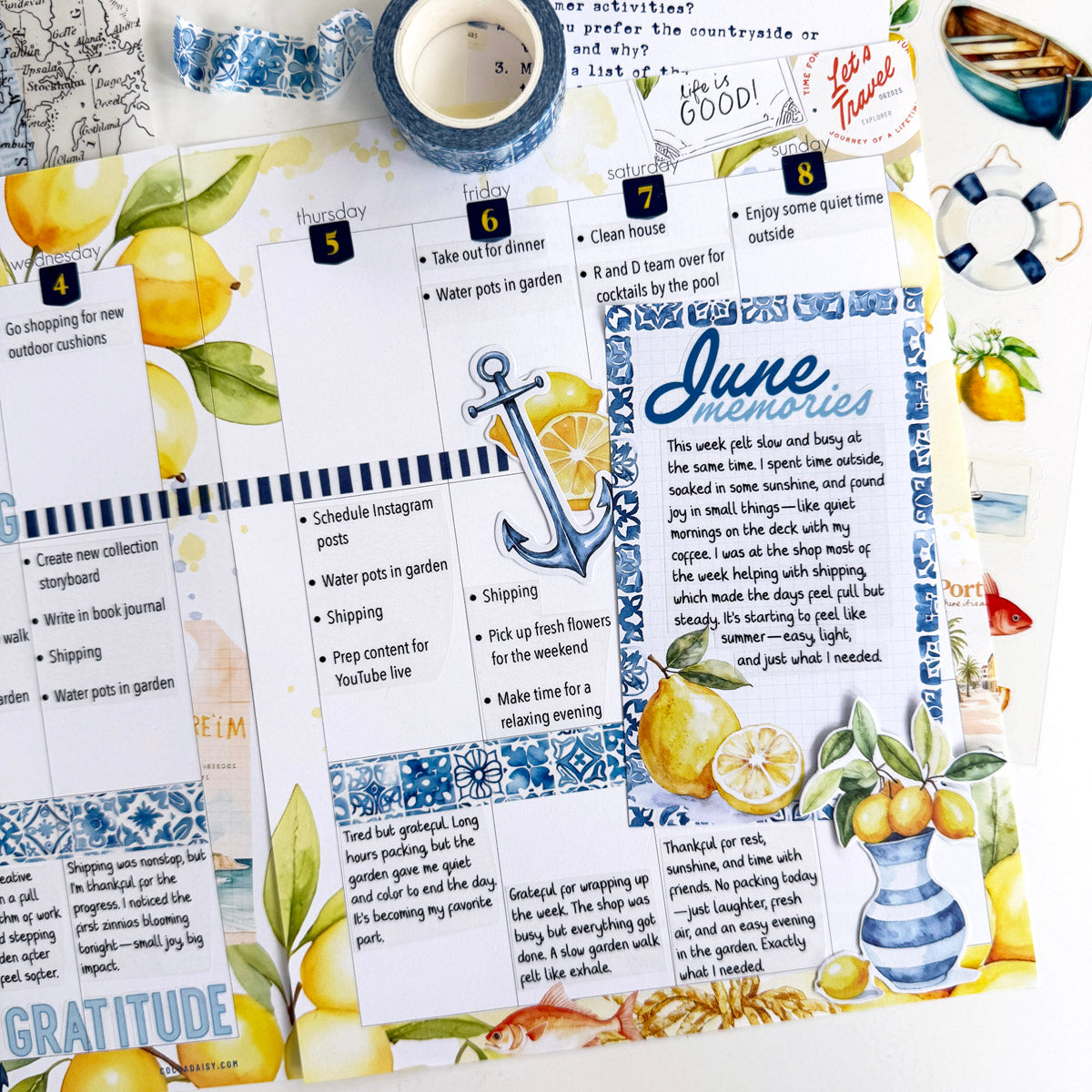 Mediterranean Muse Deluxe Journaling Kit- June 2025