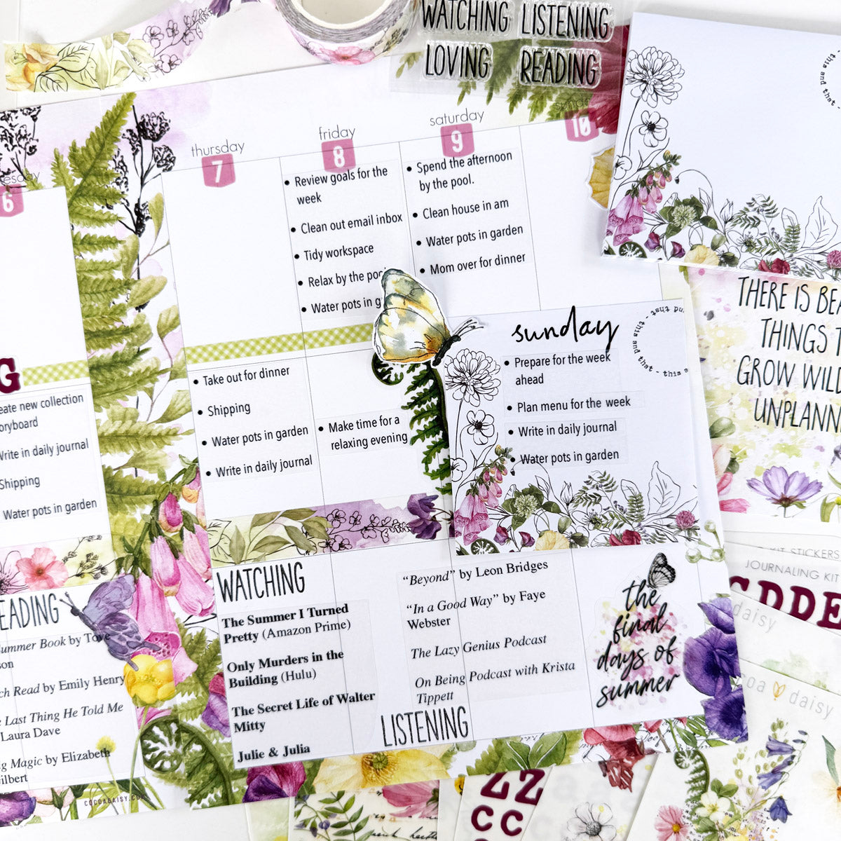 Flutterby Deluxe Journaling Kit- August 2025