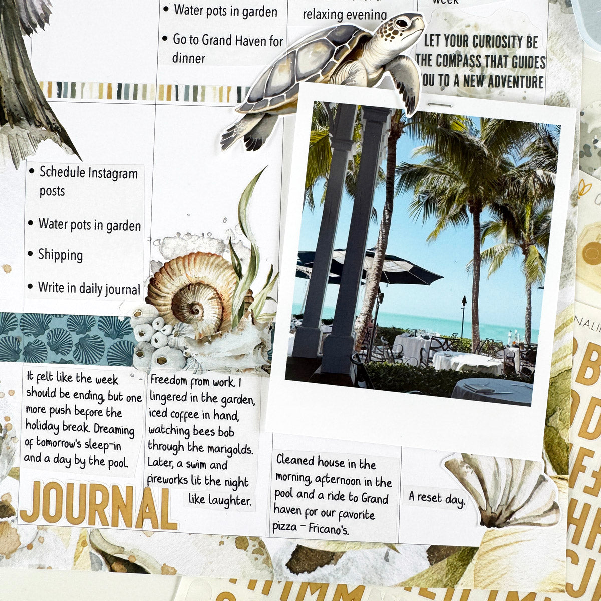 Where The Sea Dreams Deluxe Journaling Kit- July 2025