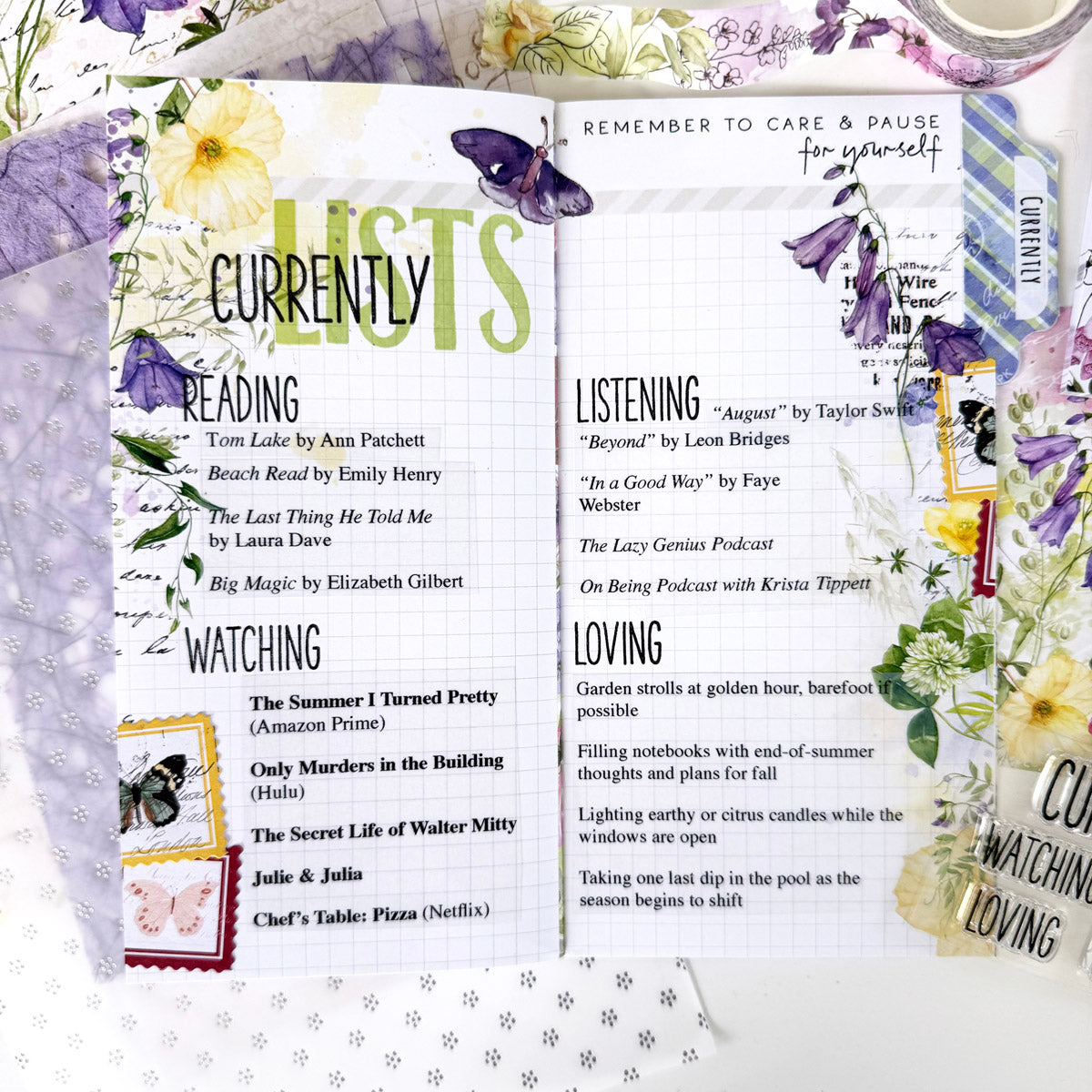 Flutterby Deluxe Journaling Kit- August 2025