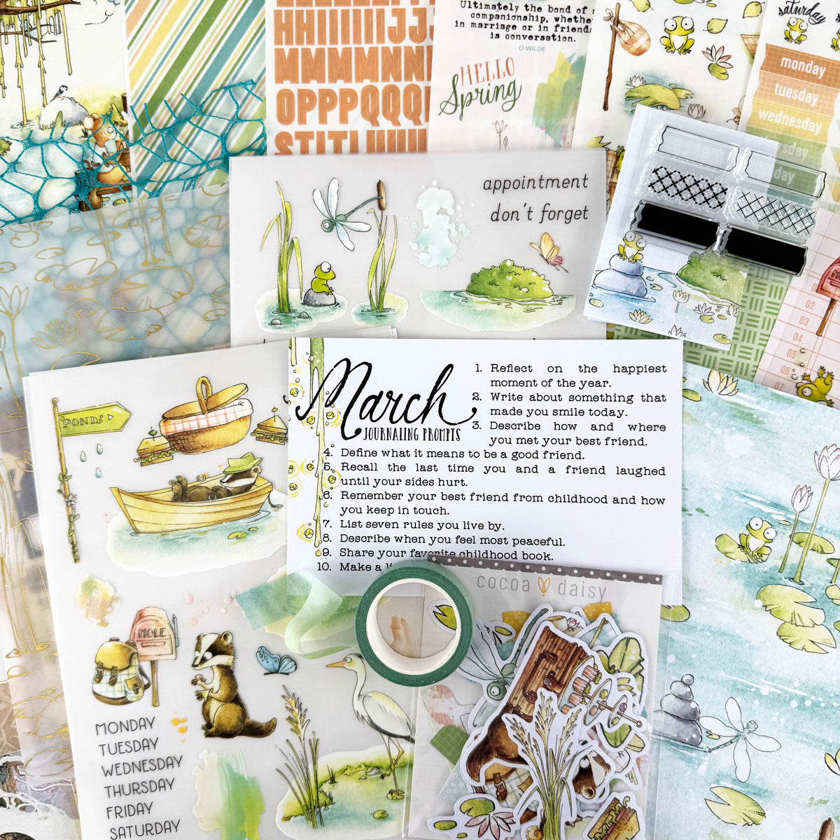 Willows Deluxe Journaling Kit- March 2025
