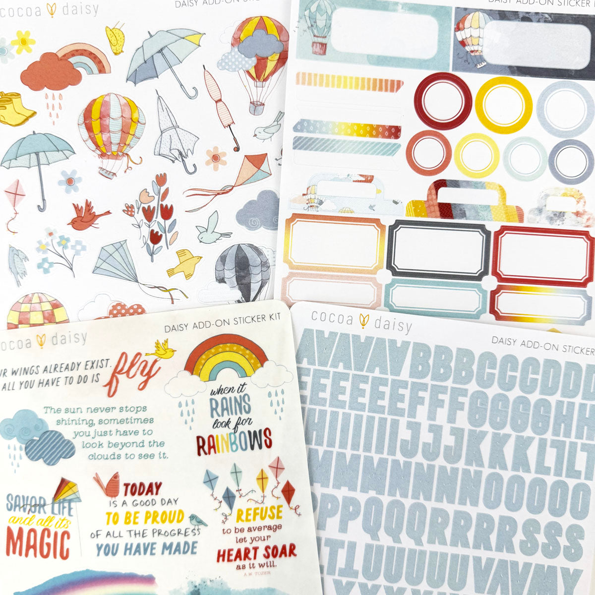 Take Flight Daisy Add On Sticker Kit April 2024