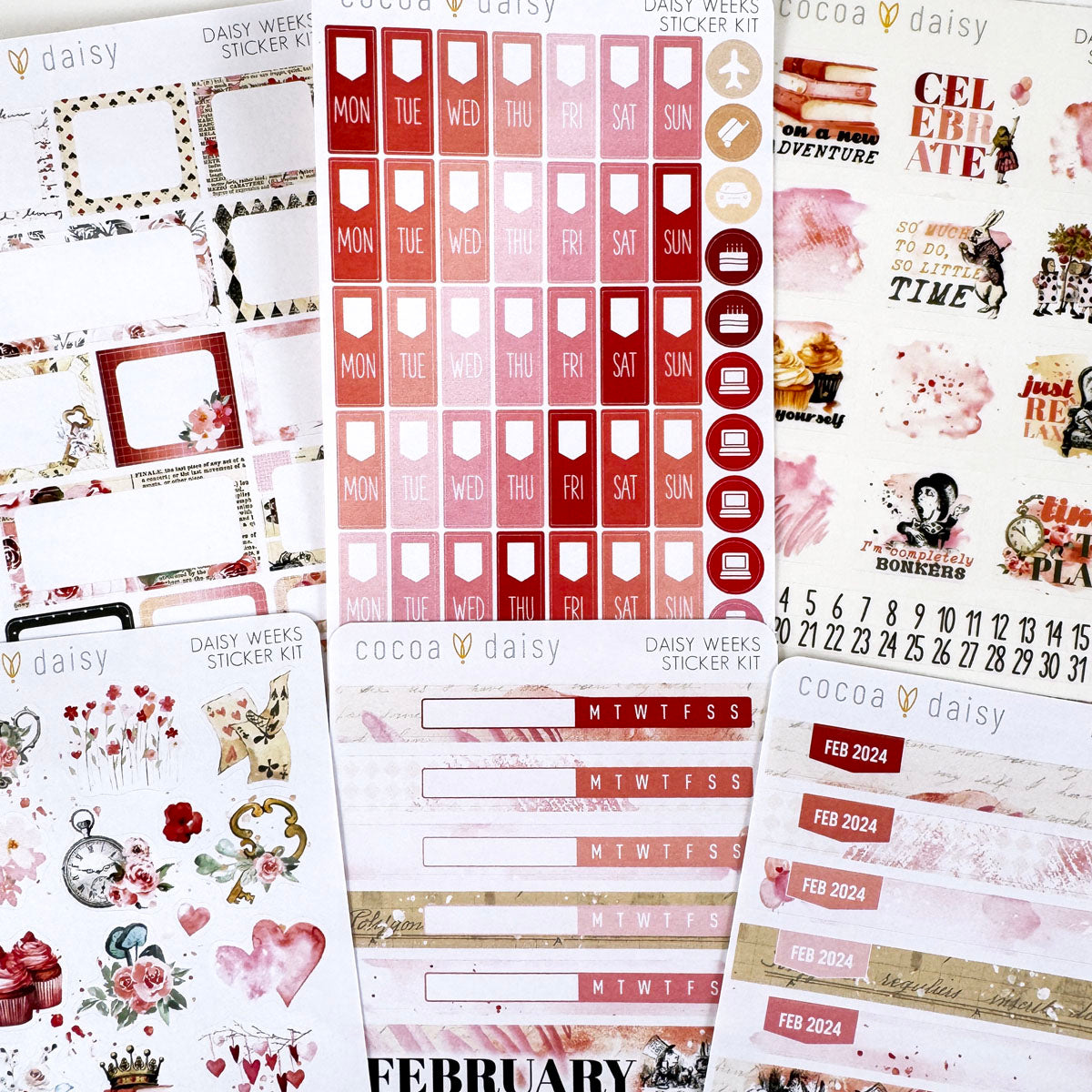 Wonderland  Daisy Weeks Sticker February 2024
