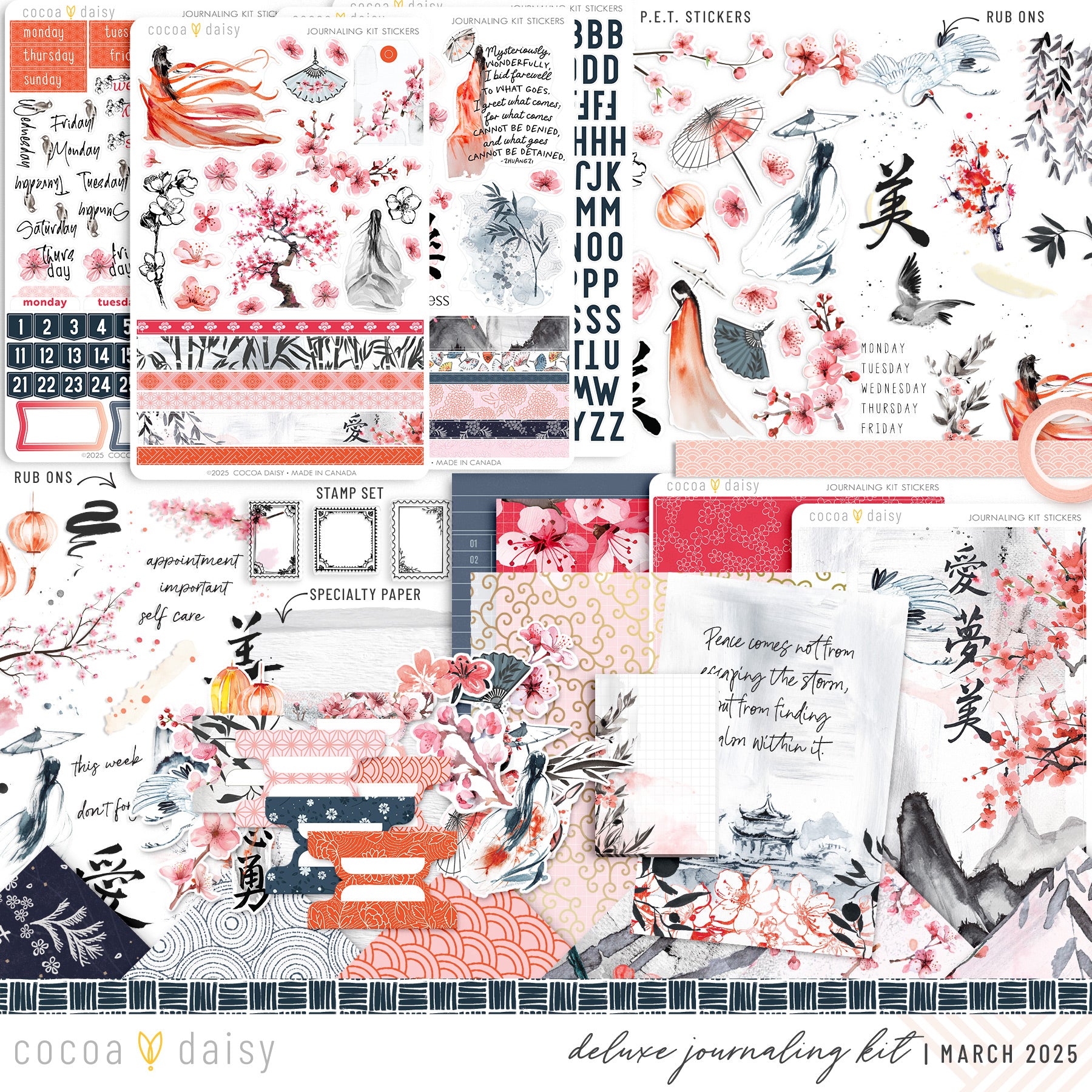Serenity Deluxe Journaling Kit- April 2025