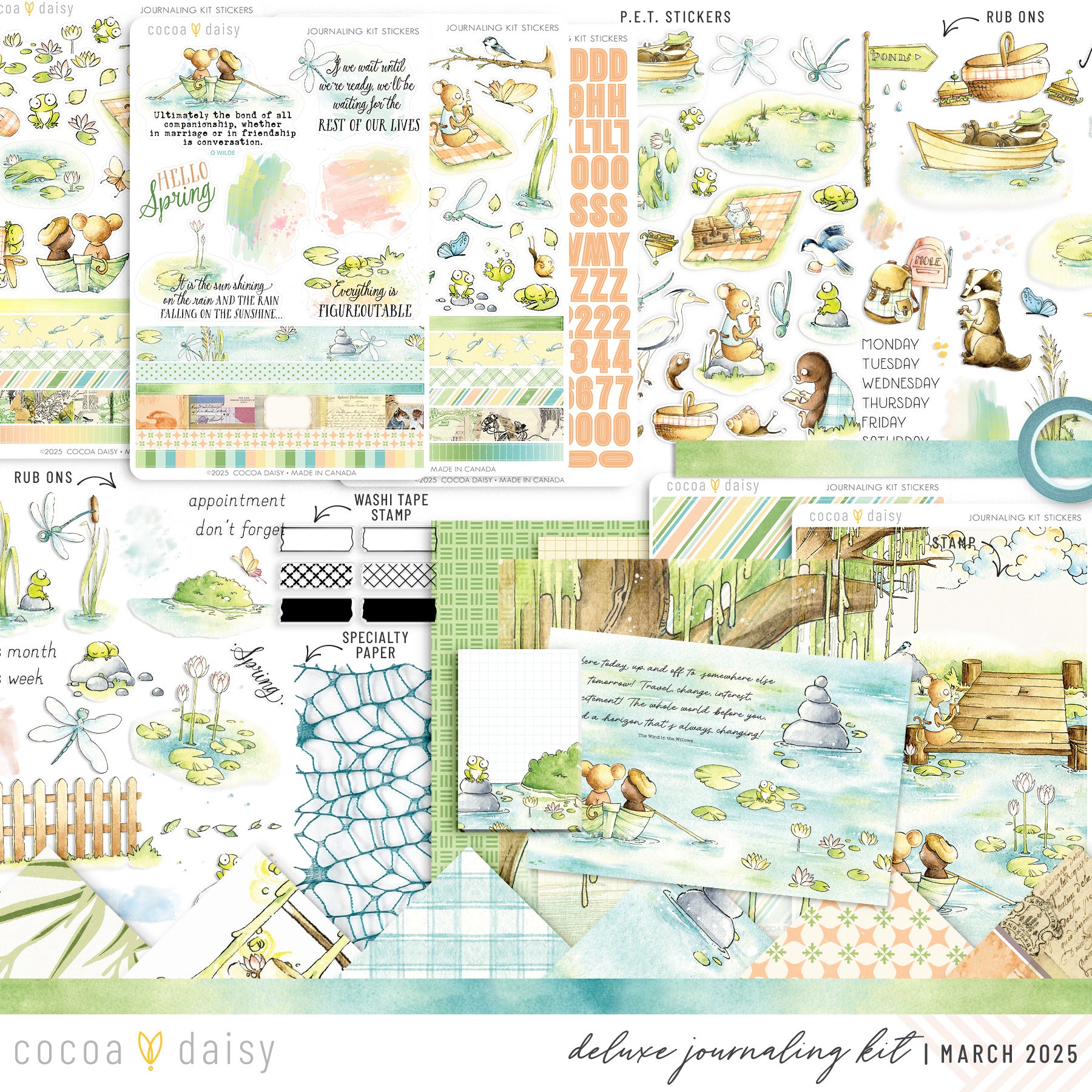 Willows Deluxe Journaling Kit- March 2025