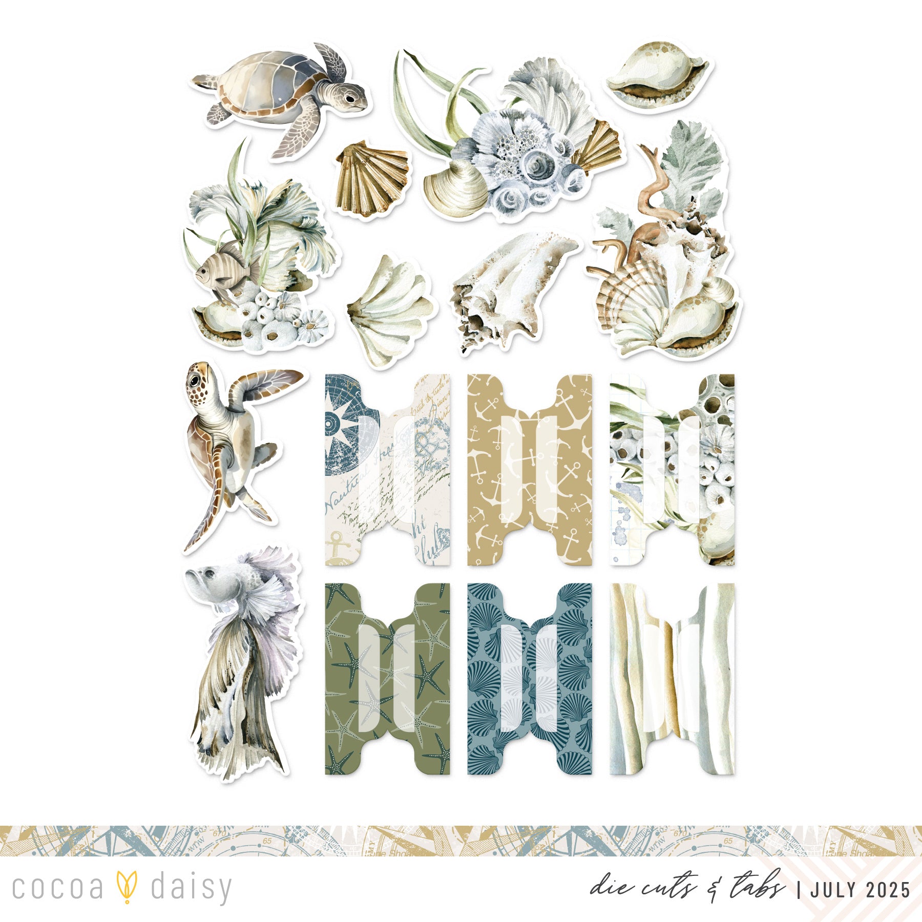 Where The Sea Dreams Planner Kit - Choose your insert or notebook - July 2025
