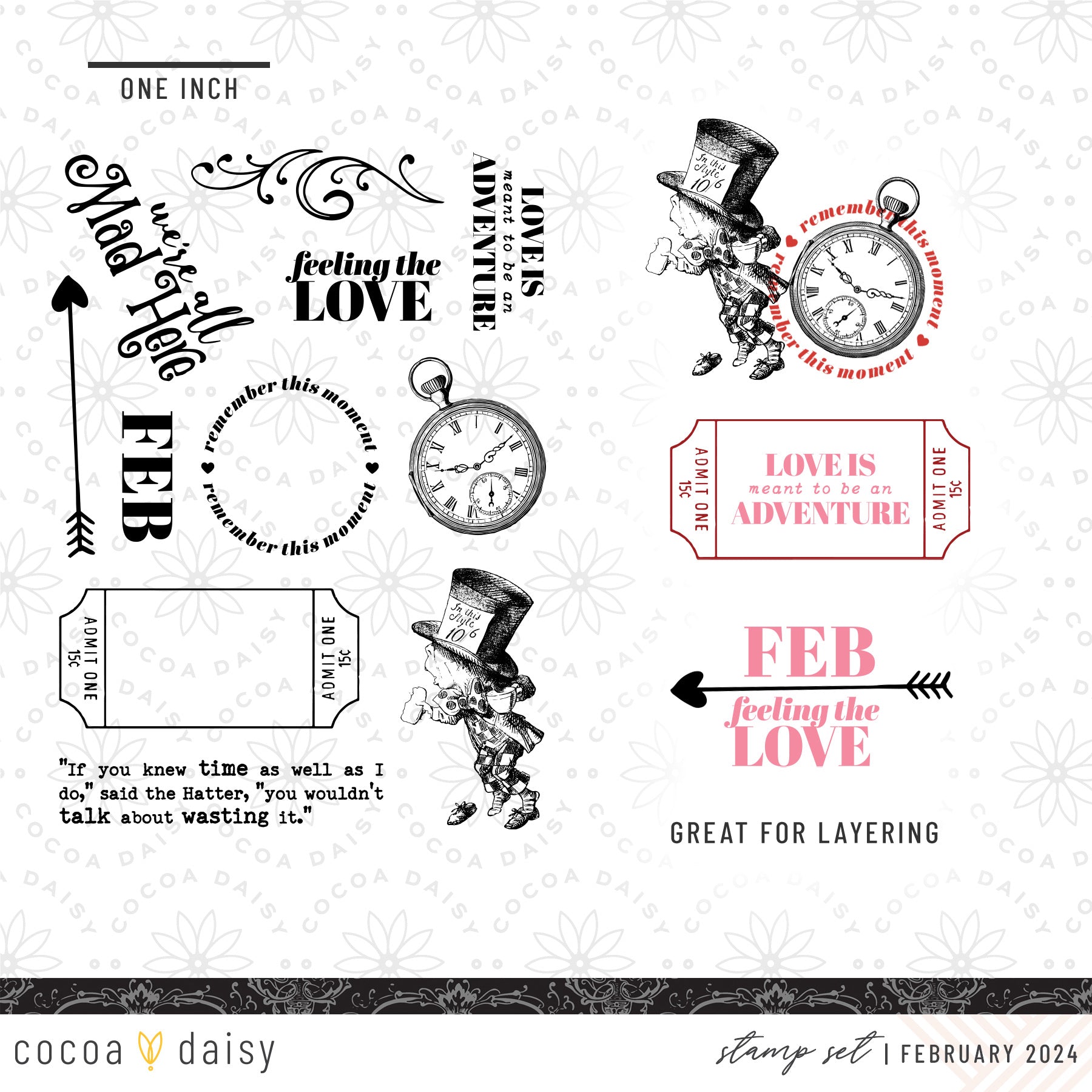 Wonderland Modern Memory Keeping kit  February 2024
