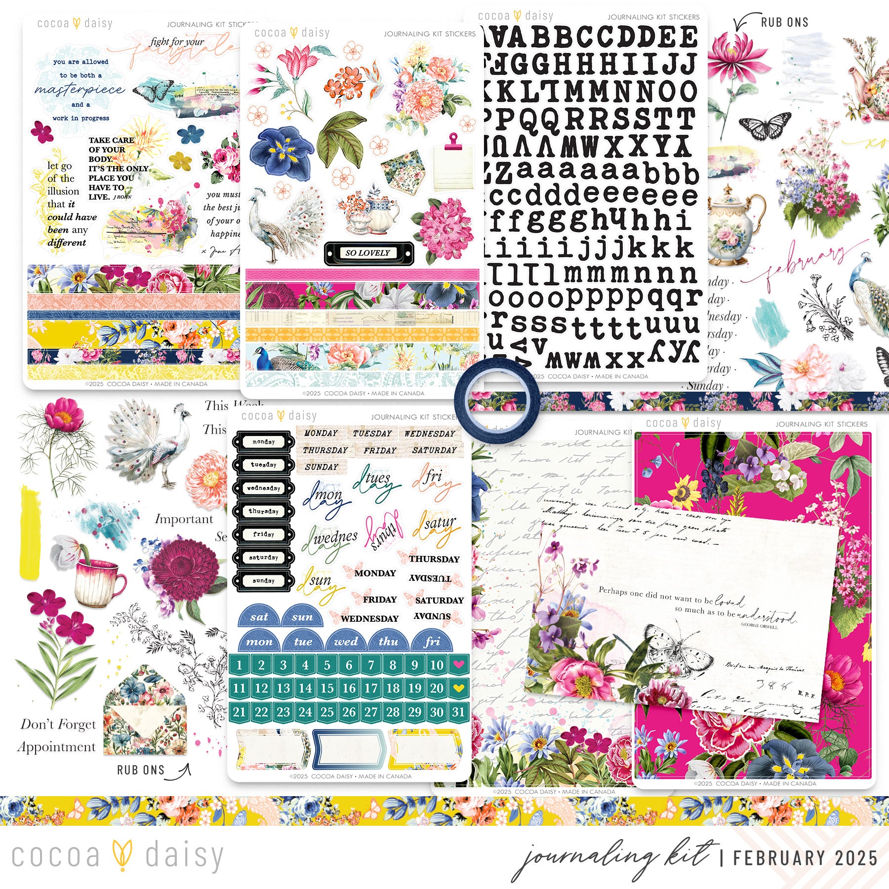 Penelope Journaling Kit - February 2025