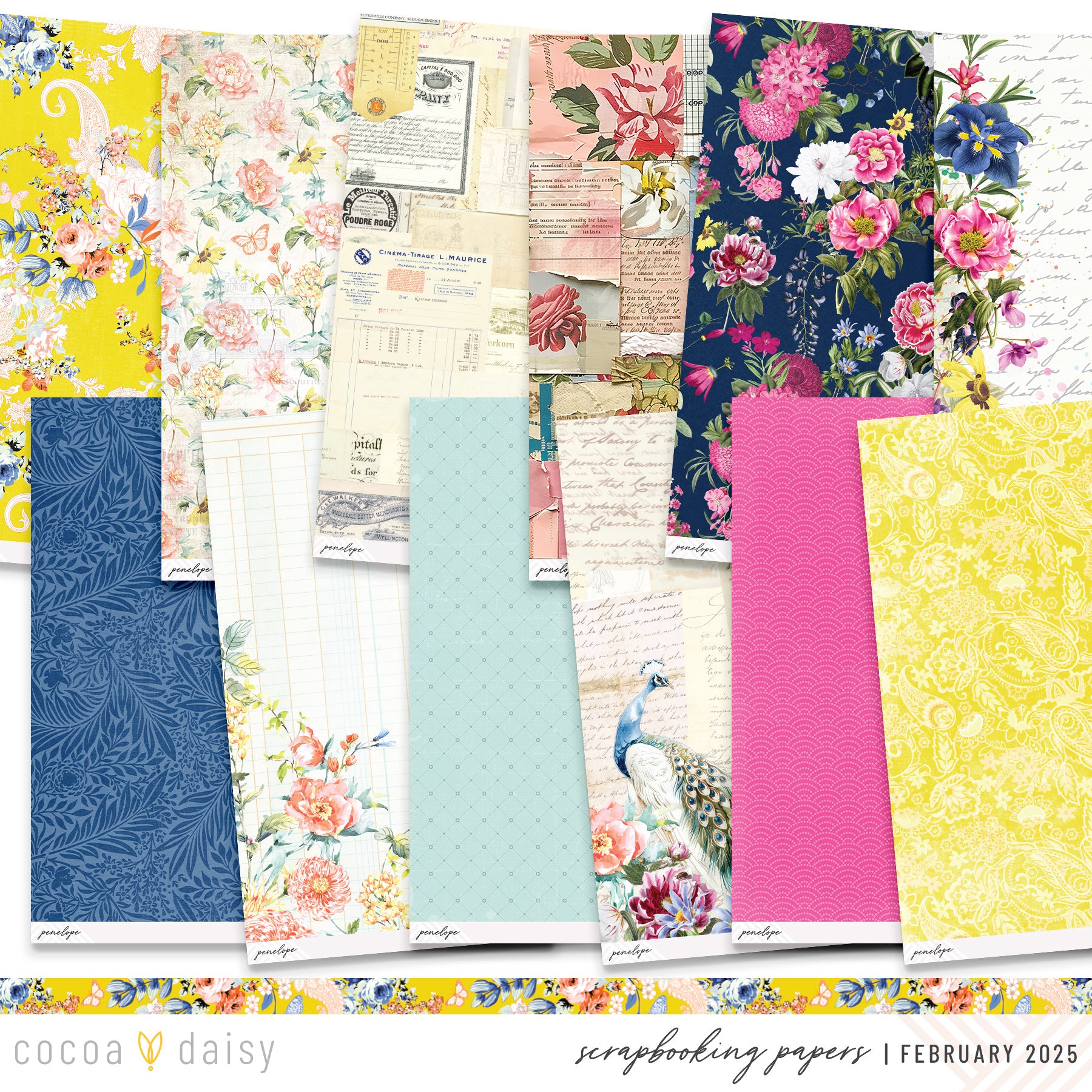 Penelope Scrapbooking Kit - Choose Your Add On - February 2025