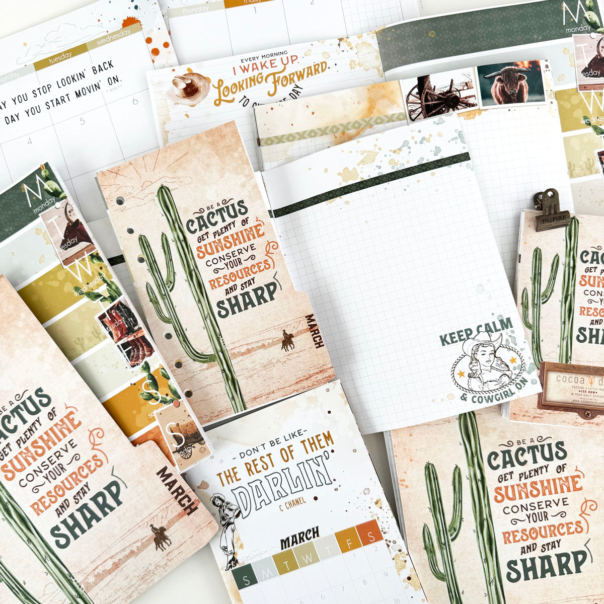 Big Sky Insert or Notebook Only - Choose your size March 2024