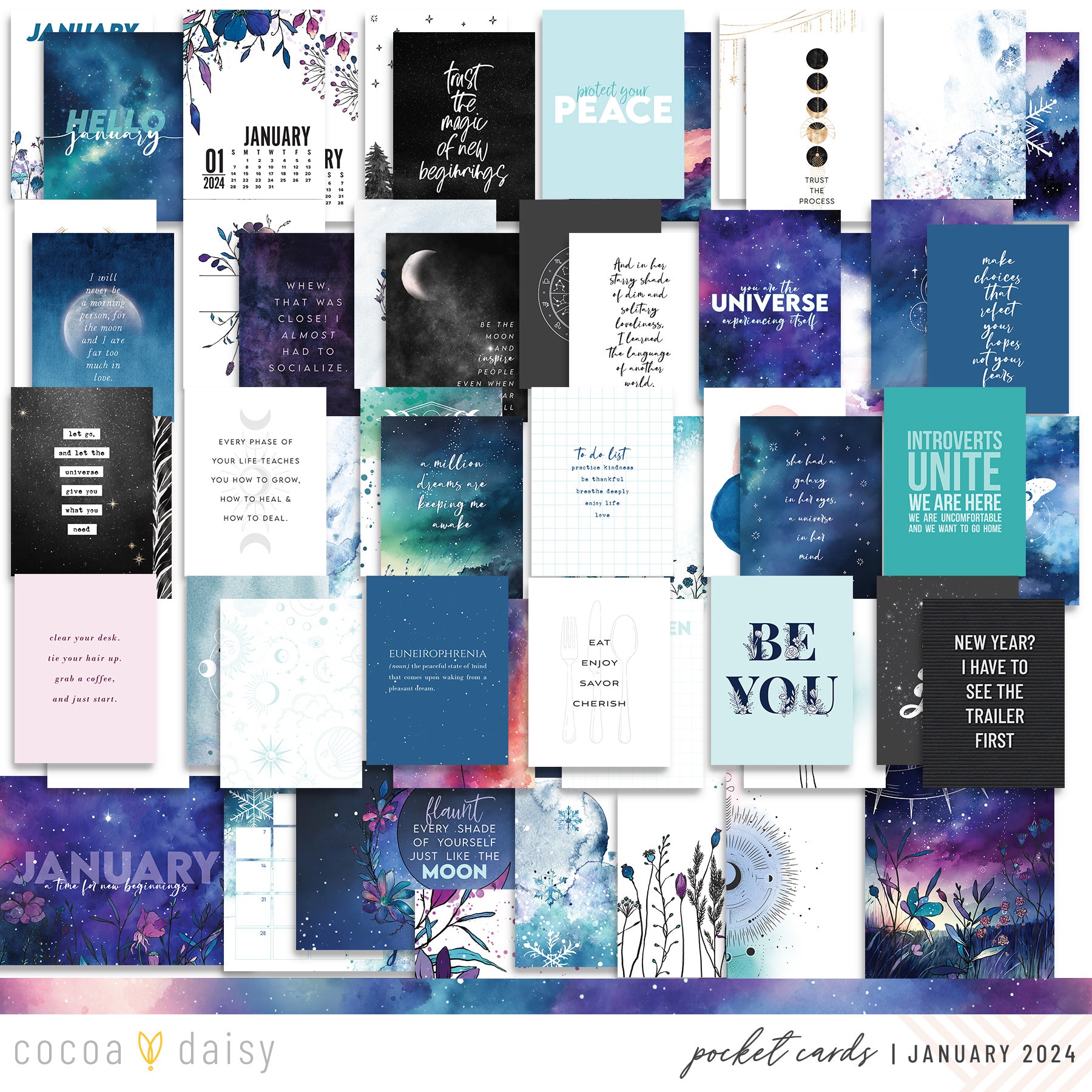 * DIGITAL DOWNLOAD * CARDS and Inspiration - January 2024