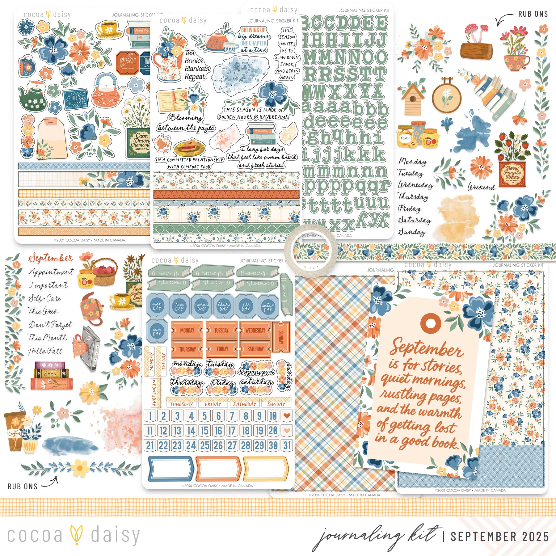 Chapters of September Journaling Kit - September 2025