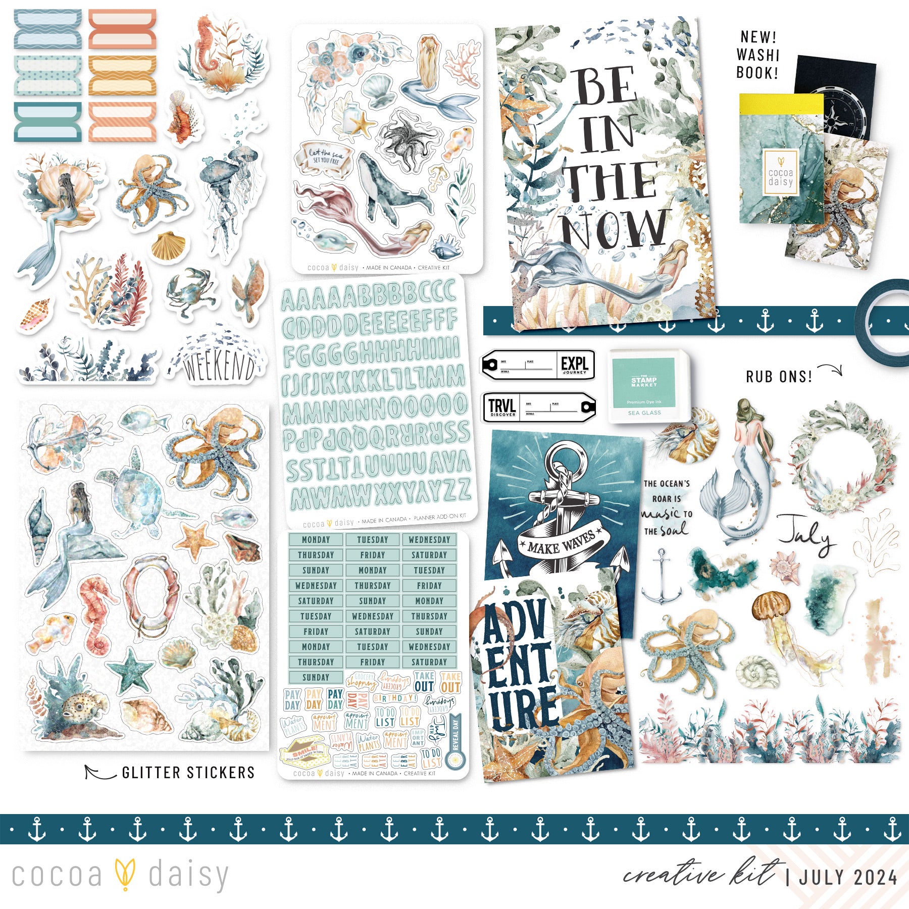 Into The Blue Creative Kit July 2024