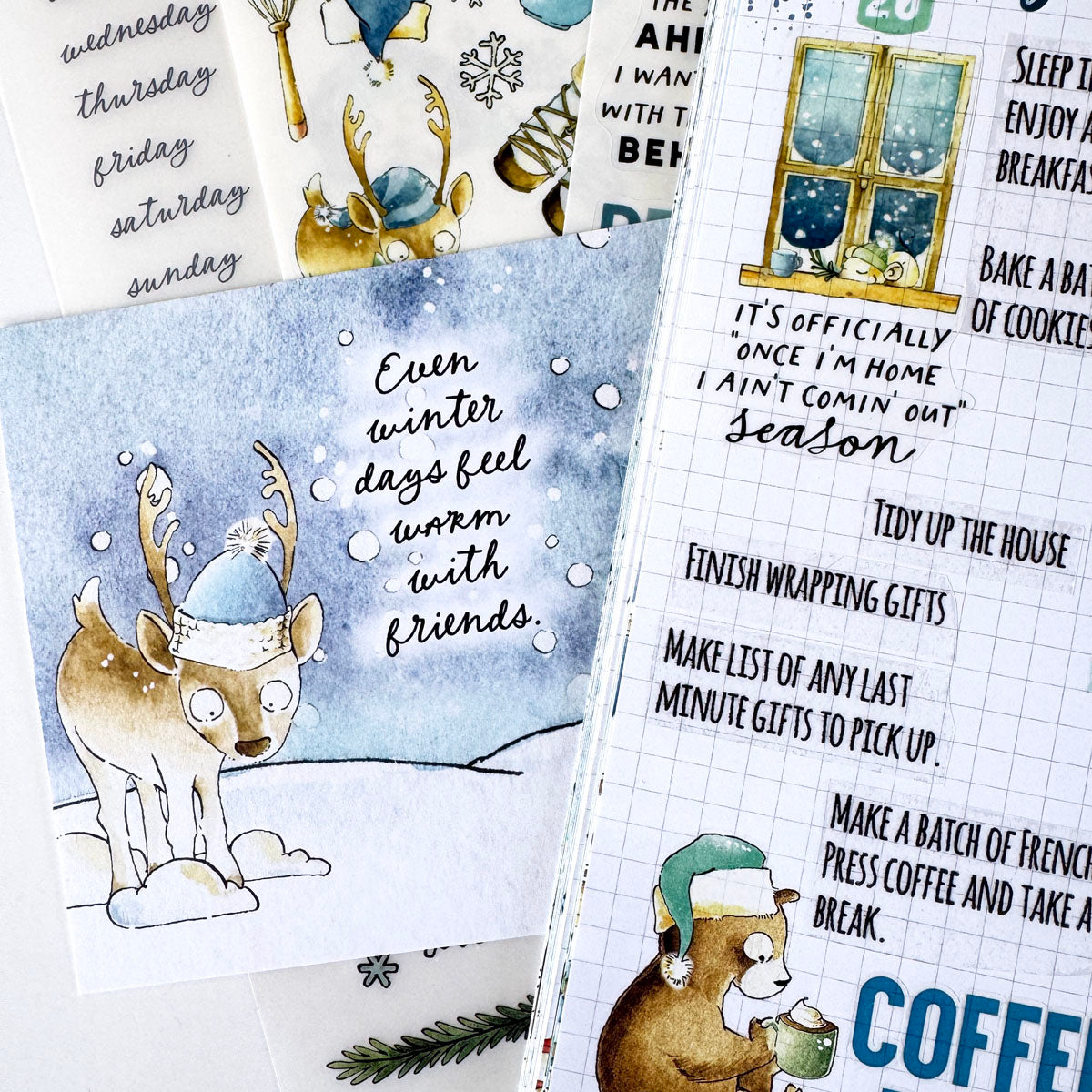 Snow Day Society Journaling Kit - December 2025