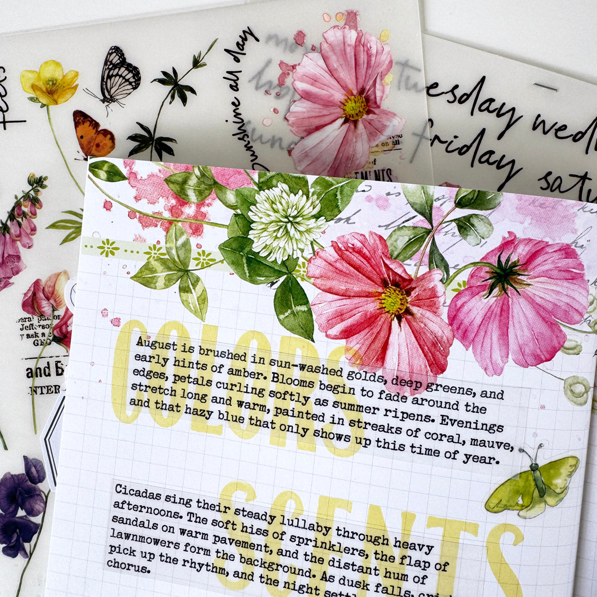 Flutterby Journaling Kit - August 2025
