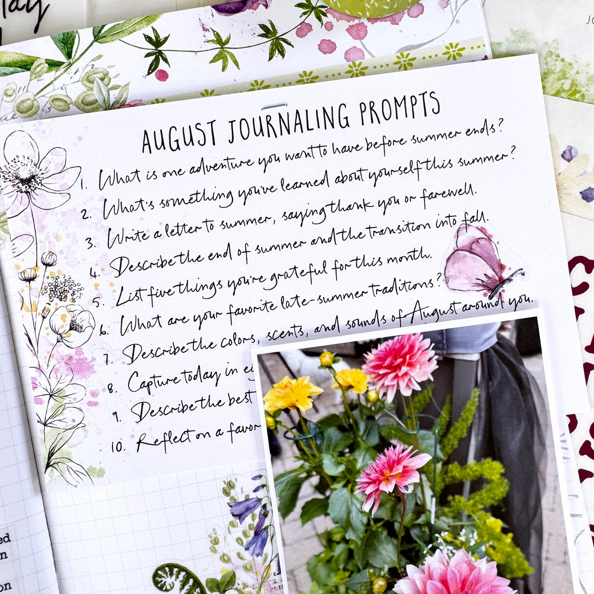 Flutterby Journaling Kit - August 2025
