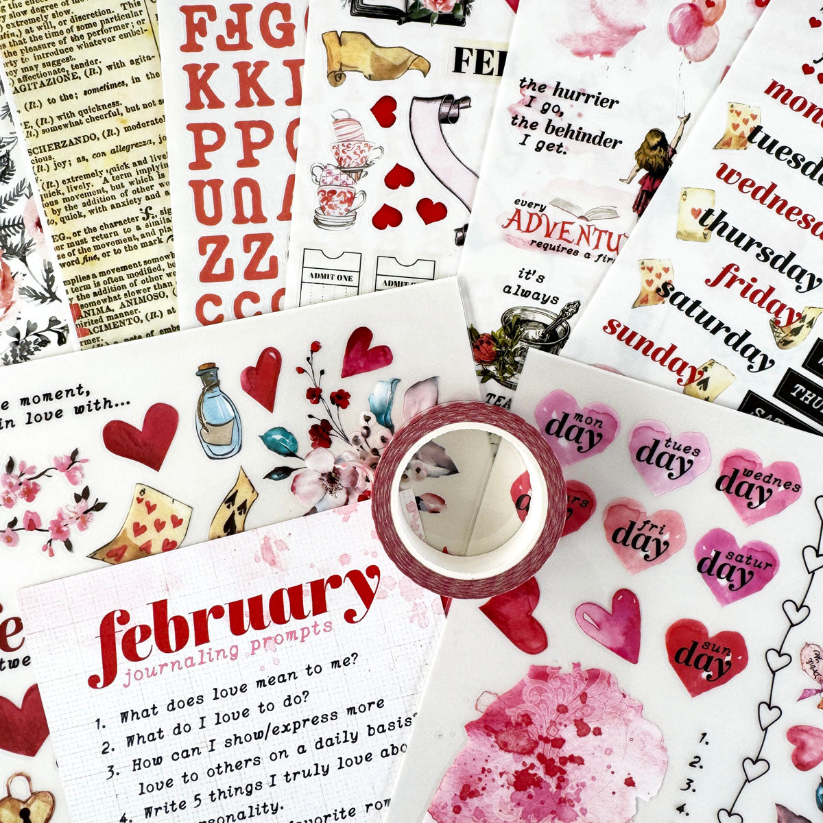 Wonderland Journaling Kit February 2024