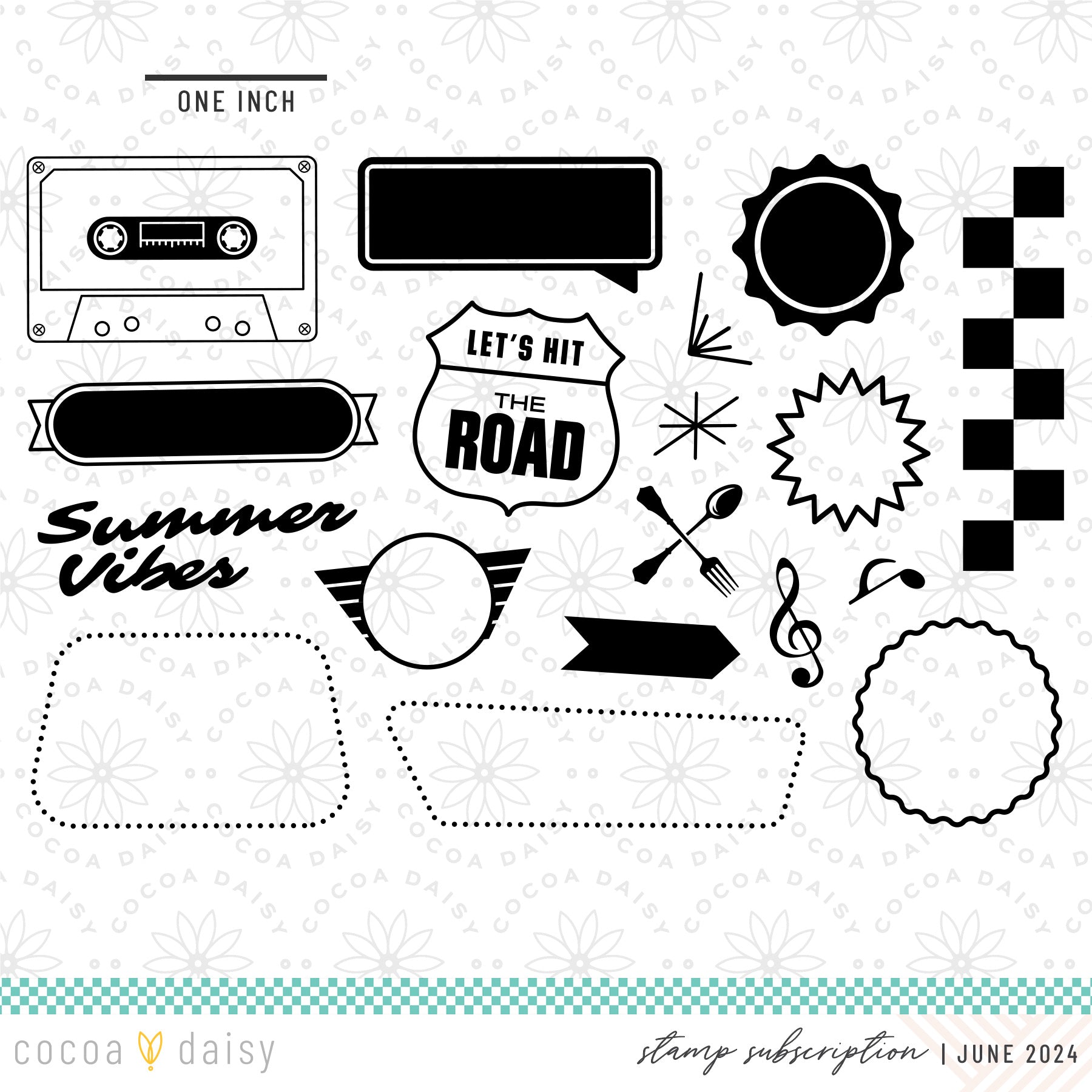Let's Go Stamp Set June 2024