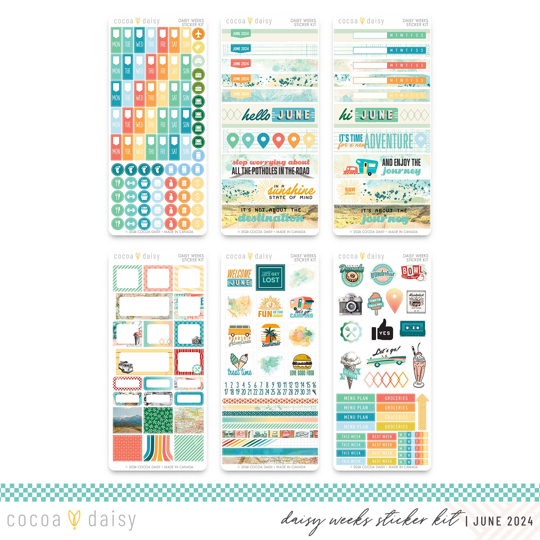 Let's Go  Daisy Weeks Sticker June 2024
