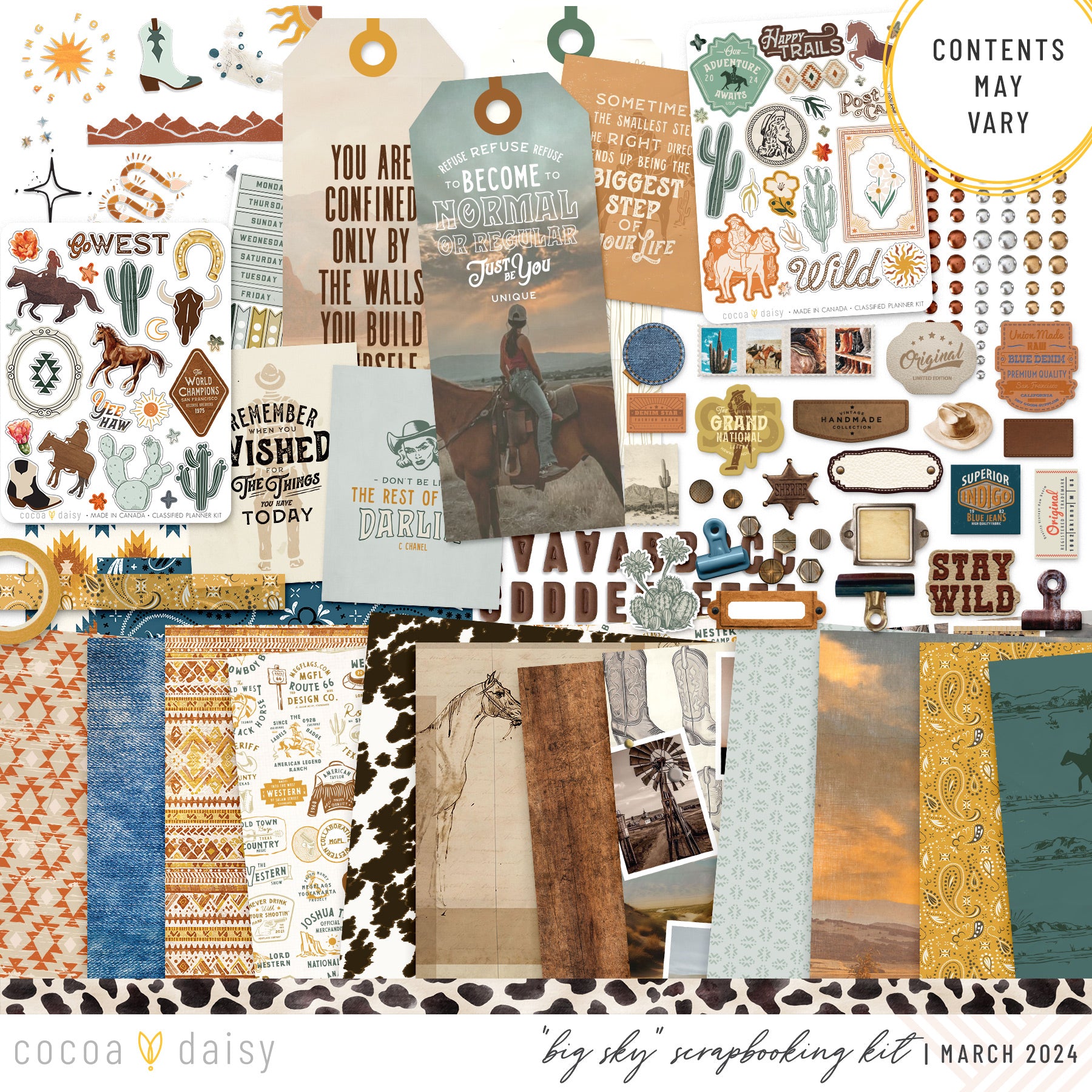 Big Sky 12x12 Kit March 2024