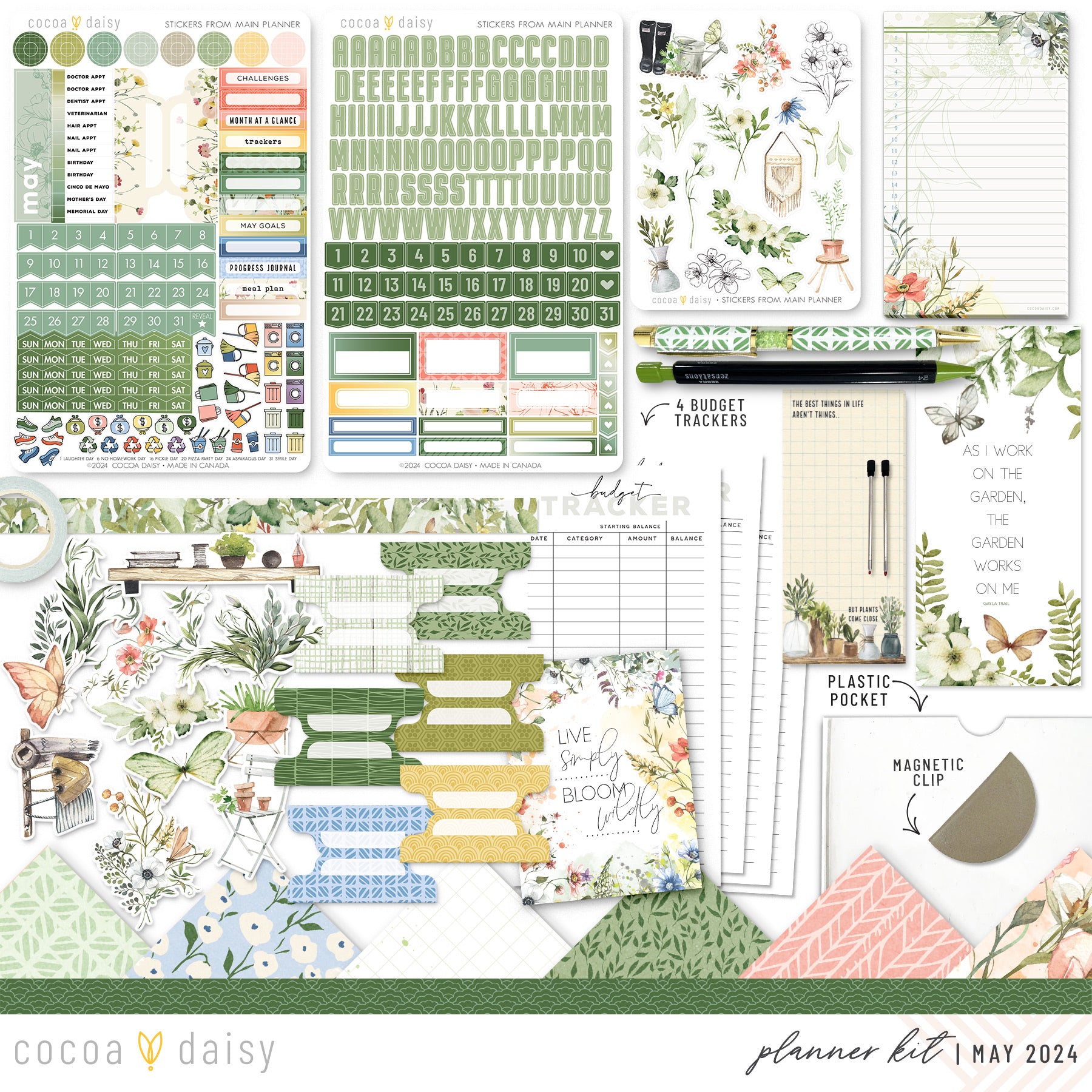 From The Garden Planner Kit - NO INSERTS May 2024