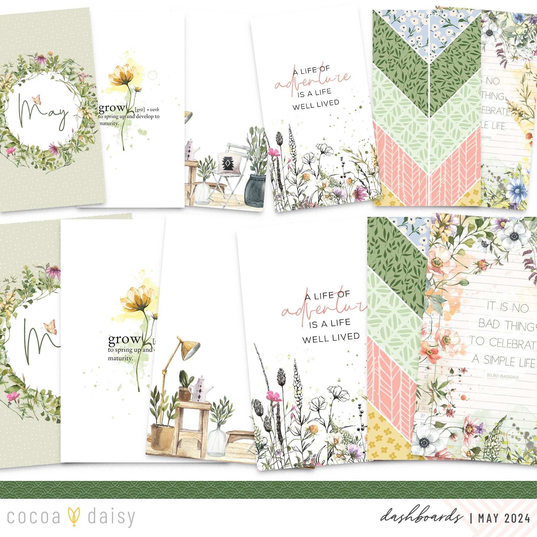 From The Garden Dashboards Only May 2024 – Cocoa Daisy