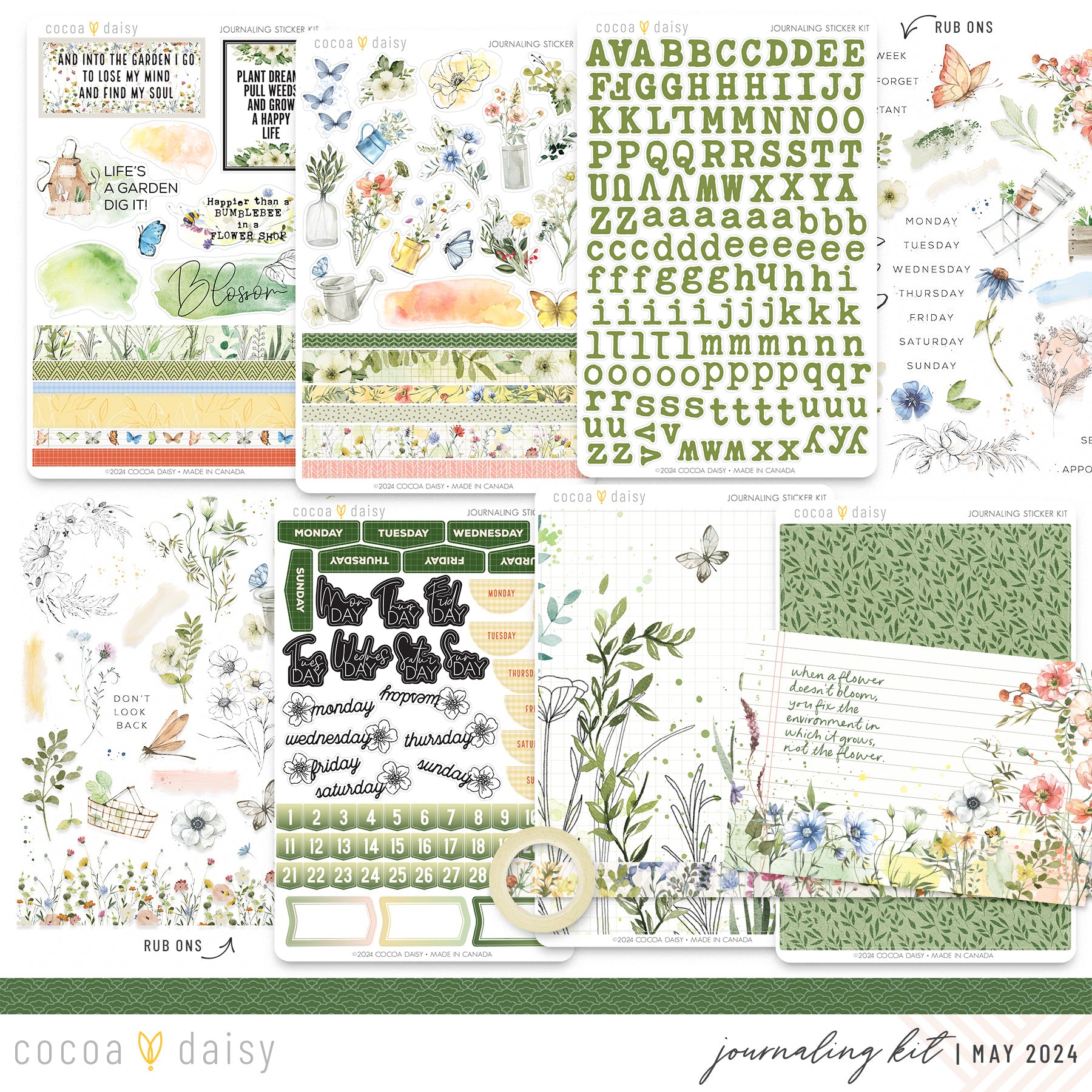 From The Garden Journaling Kit May 2024
