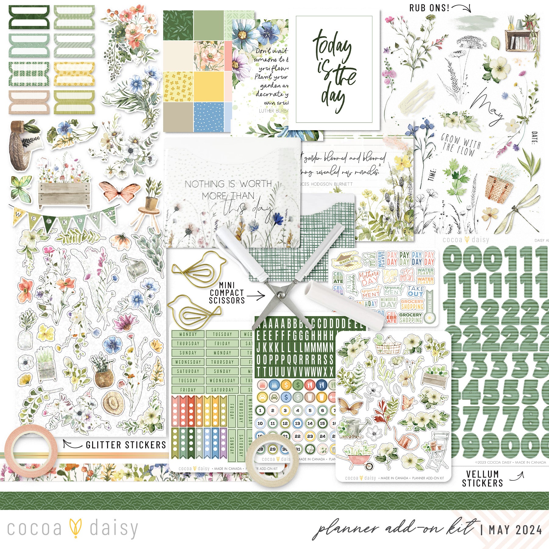 From The Garden Planner Add On May 2024 – Cocoa Daisy