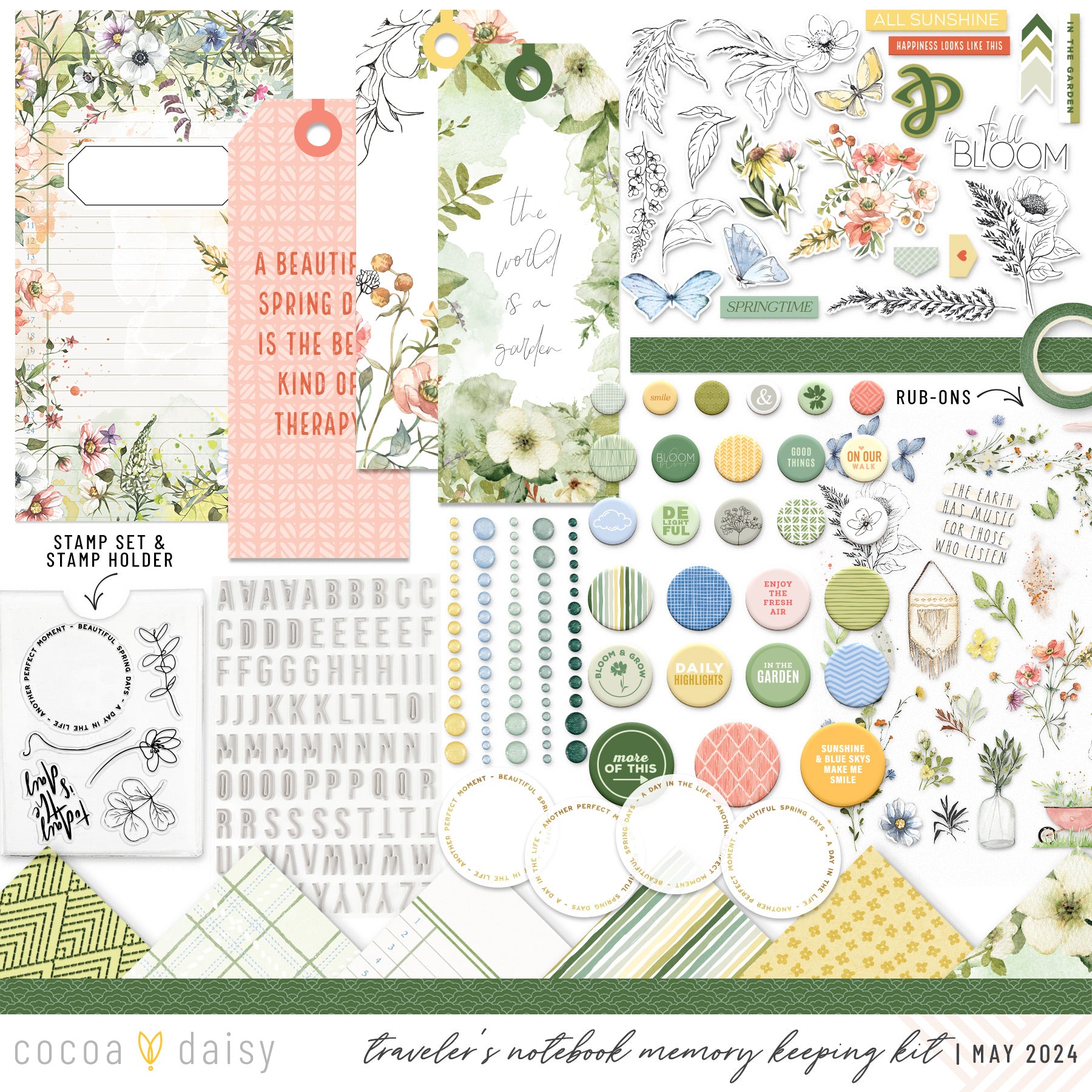 From The Garden Traveler's Notebook Kit May 2024