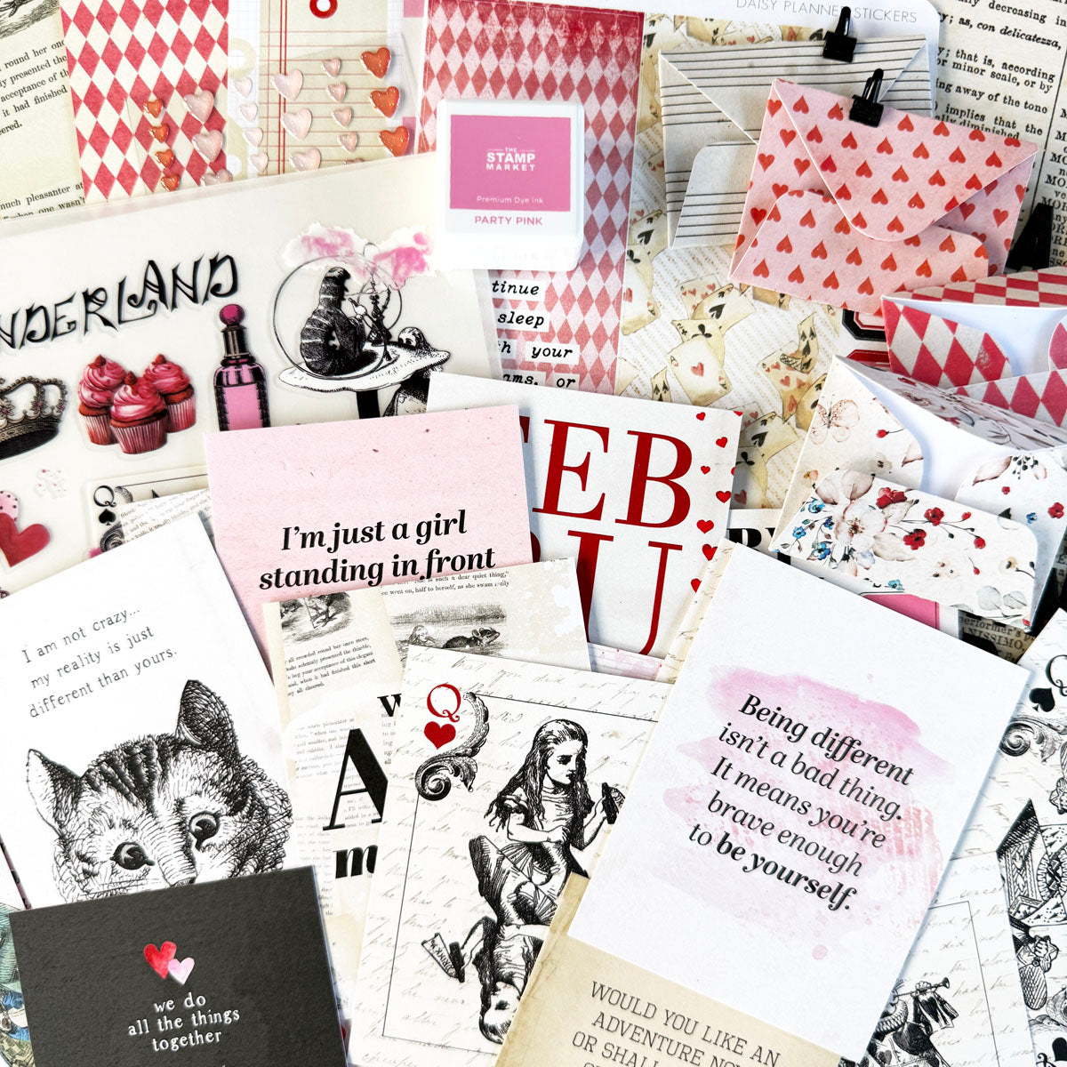 Wonderland Modern Memory Keeping kit  February 2024