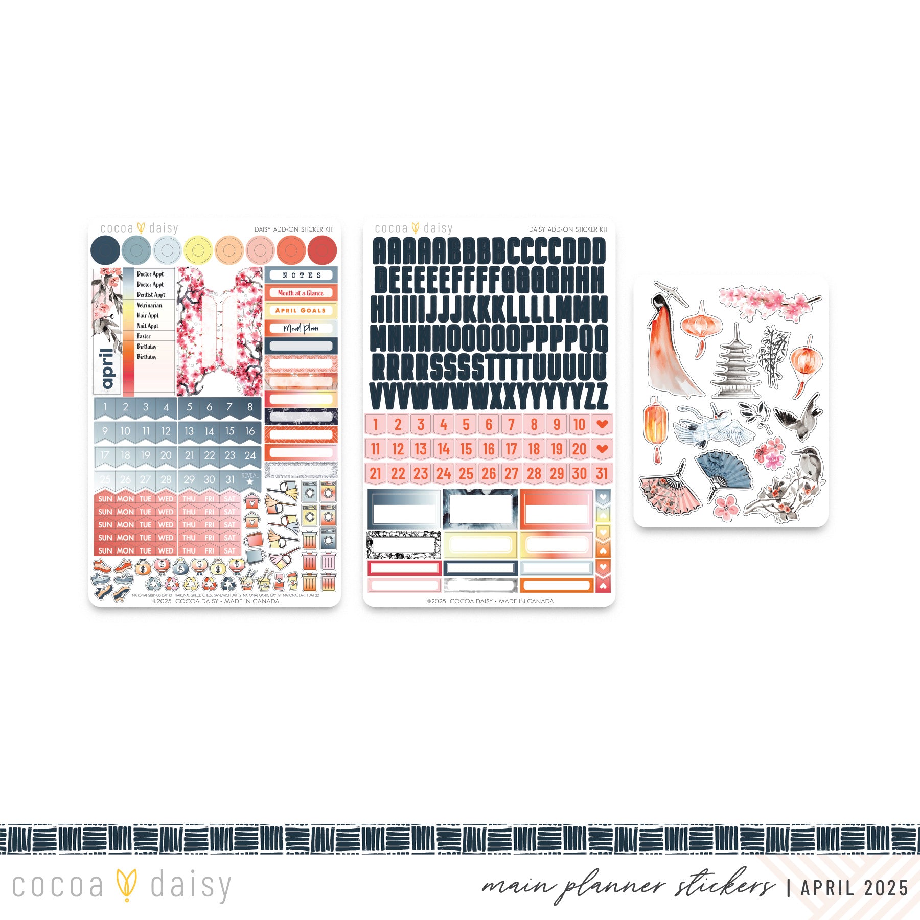 Serenity Planner Kit - Choose your insert or notebook - April 2025