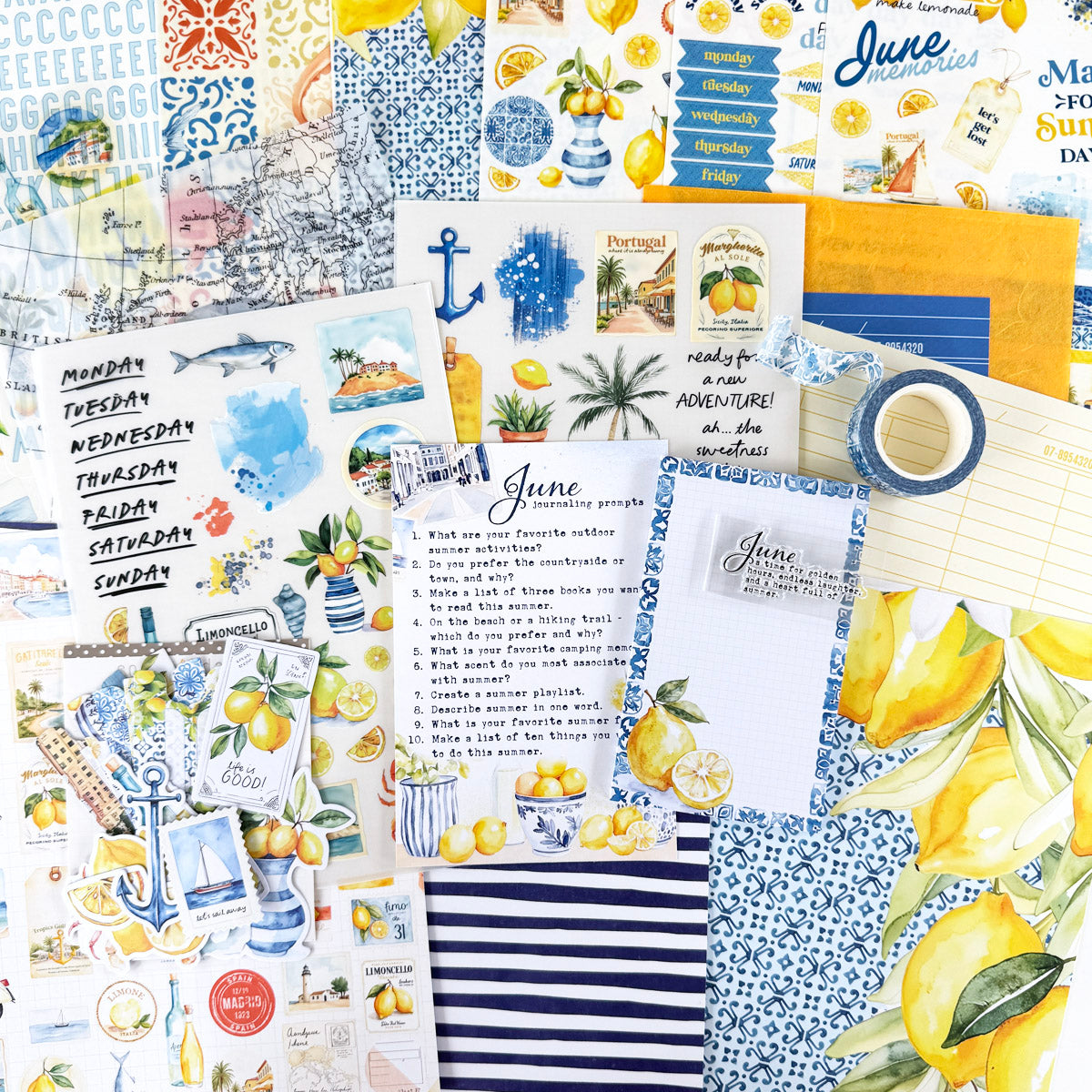 Mediterranean Muse Deluxe Journaling Kit- June 2025