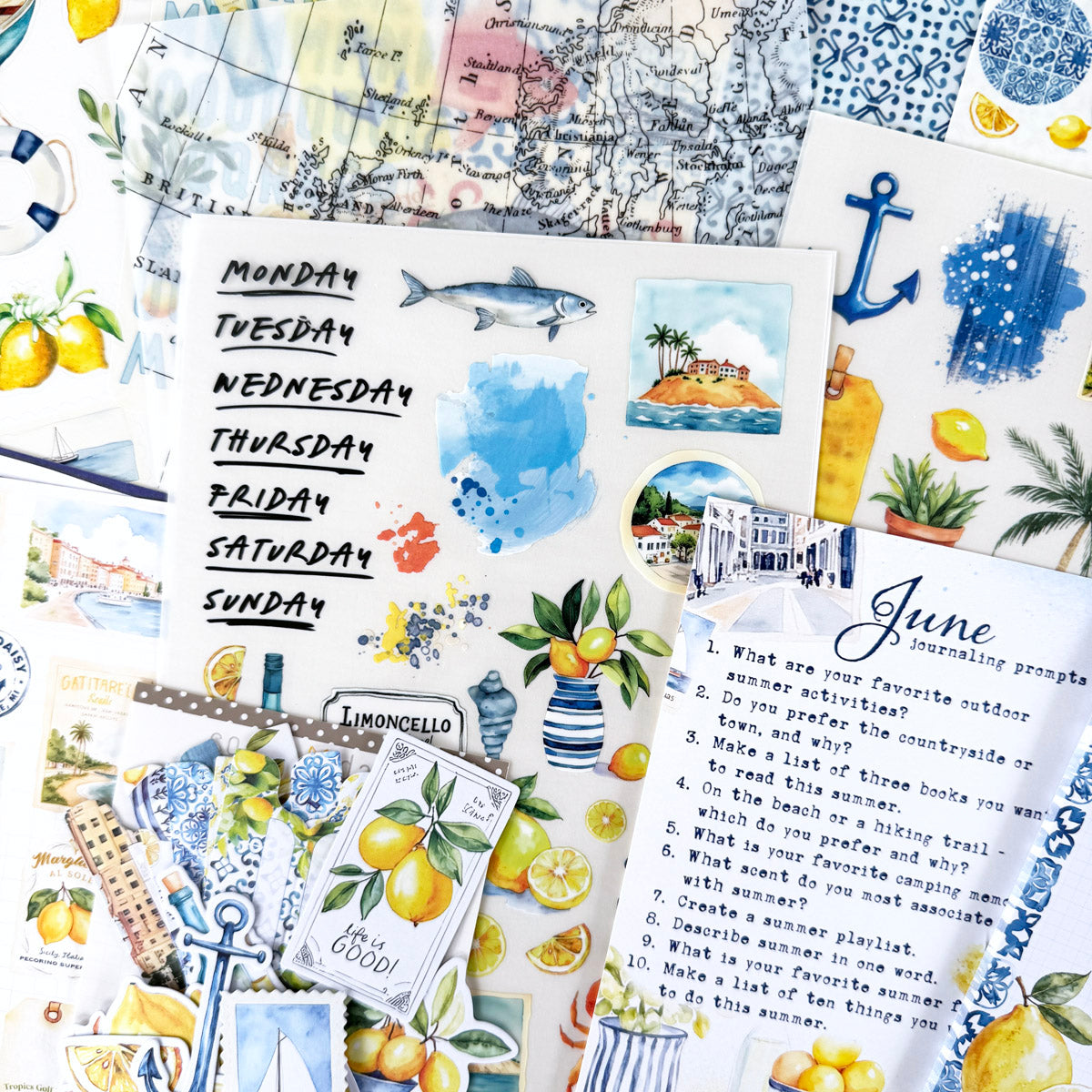 Mediterranean Muse Deluxe Journaling Kit- June 2025